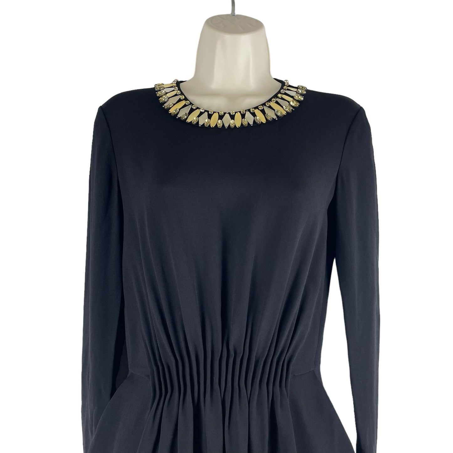Stella McCartney Jewel Embellished Black Cocktail Dress Size 40/ S
