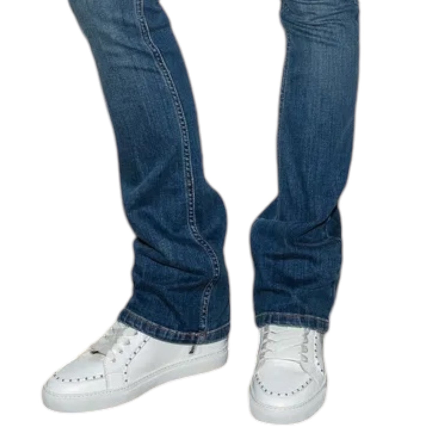 Zadig & Voltaire High Flash Studded Leather High Top Sneaker White Size 40