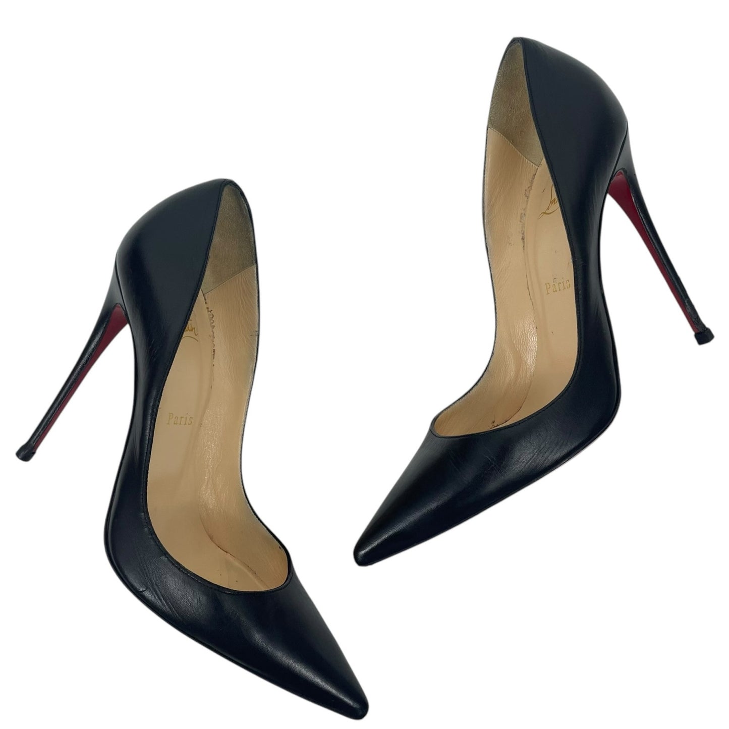 Christian Louboutin So Kate 120 Nappa Leather Pump Black Size 40