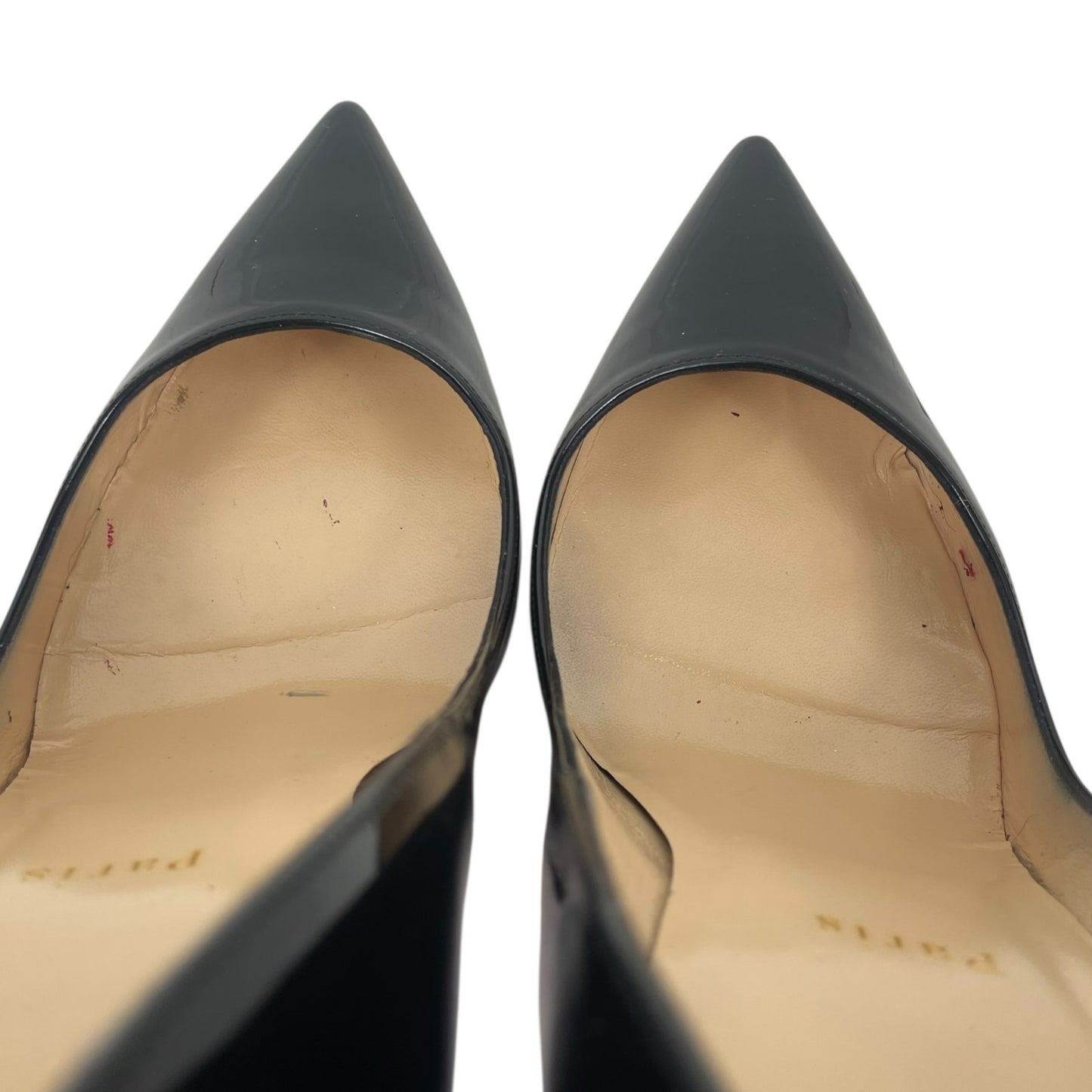 Christian Louboutin So Kate 120mm Patent Leather Pumps Black Size 41