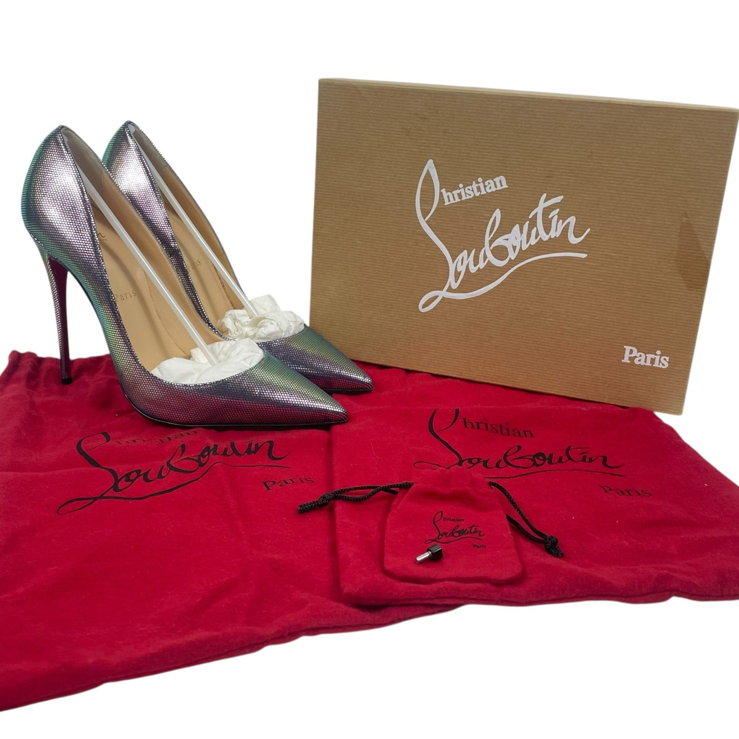 Christian Louboutin Tissu Scarabe So Kate 120 Pump Digitale Size 39