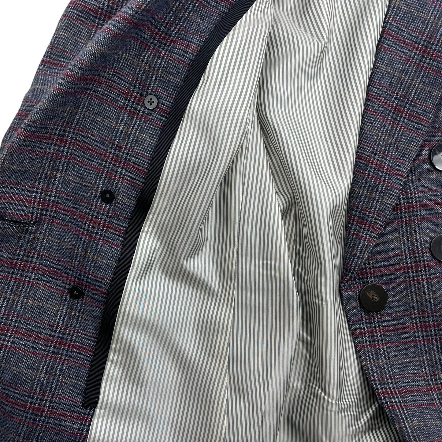 Veronica Beard Lawrence Wool Plaid Dickey Jacket Pants Set Size 12