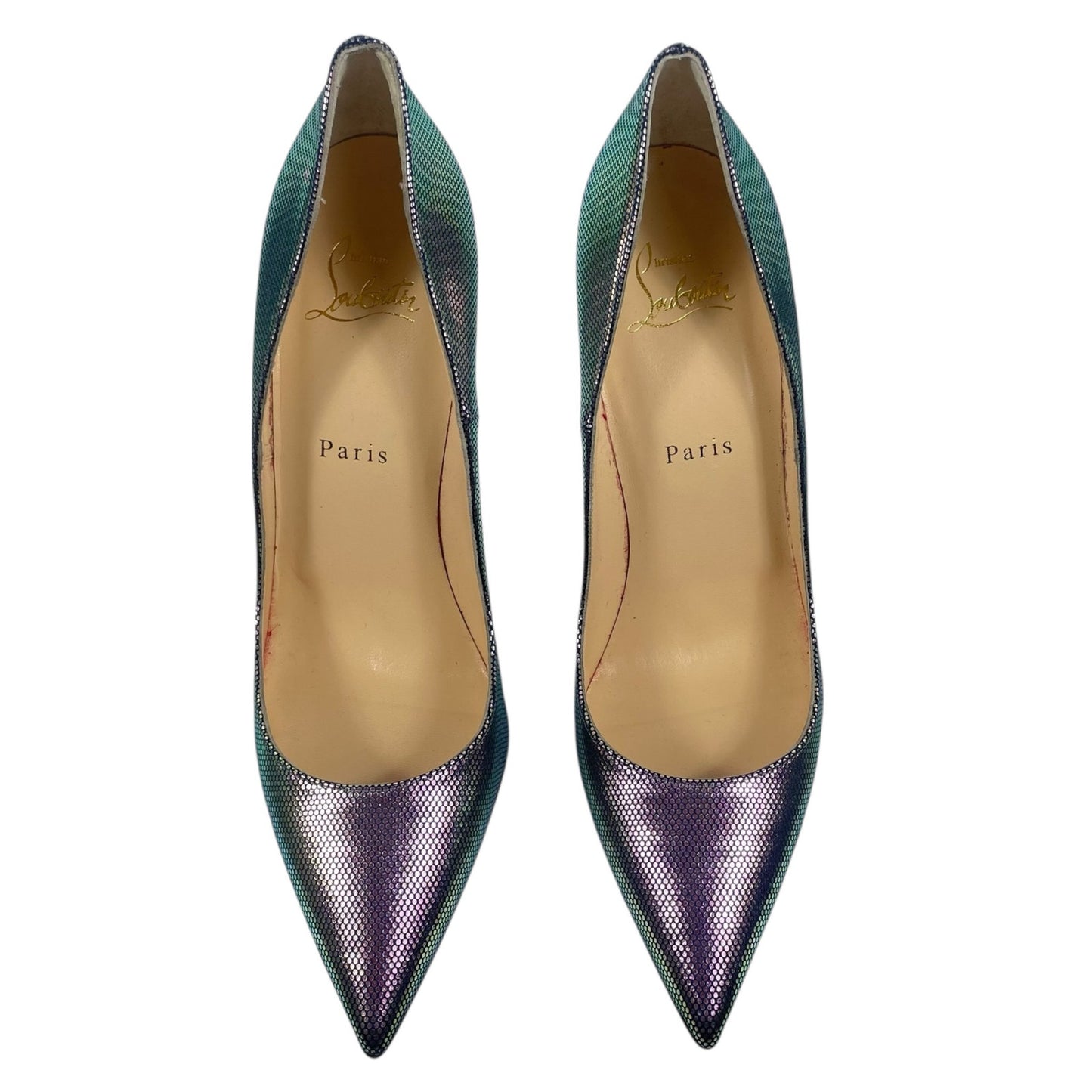 Christian Louboutin Tissu Scarabe So Kate 120 Pump Digitale Size 39