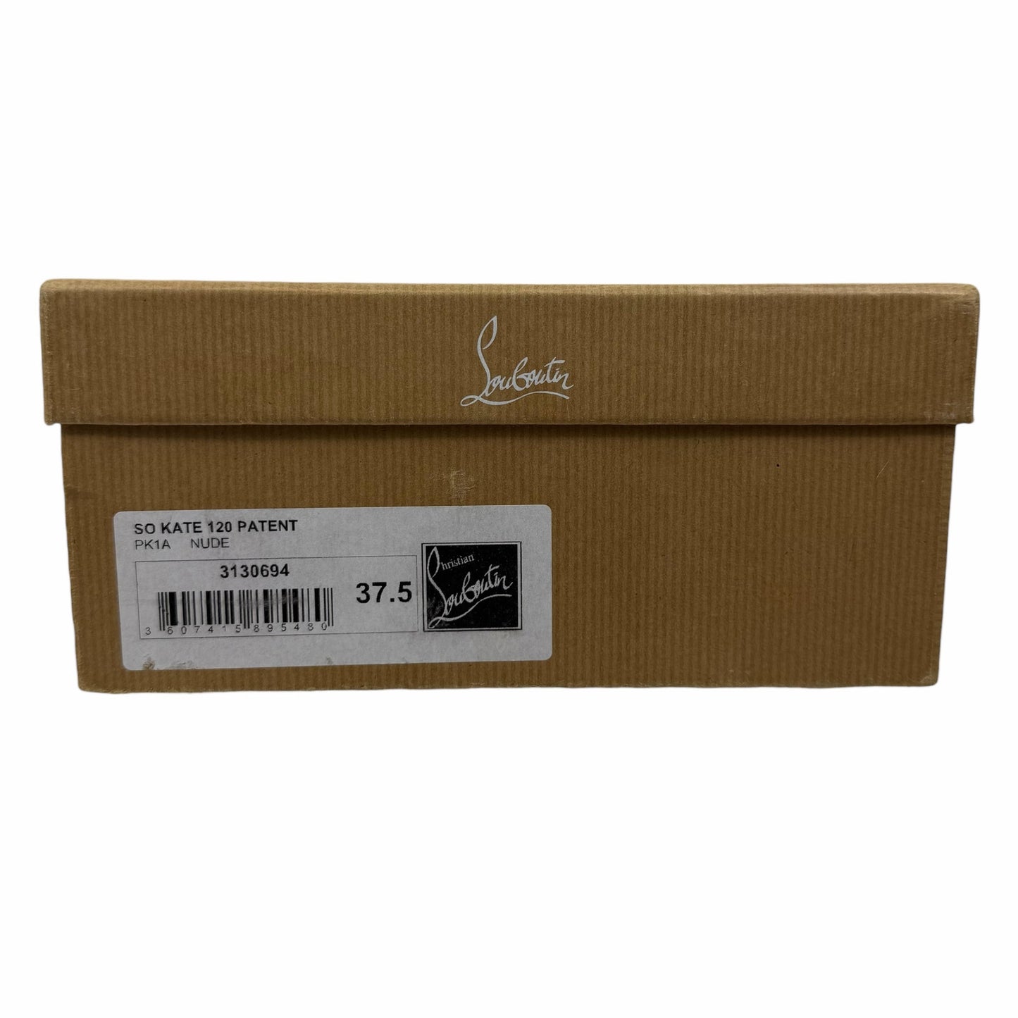 Christian Louboutin So Kate 120mm Patent Leather Pump Blush Size 37.5