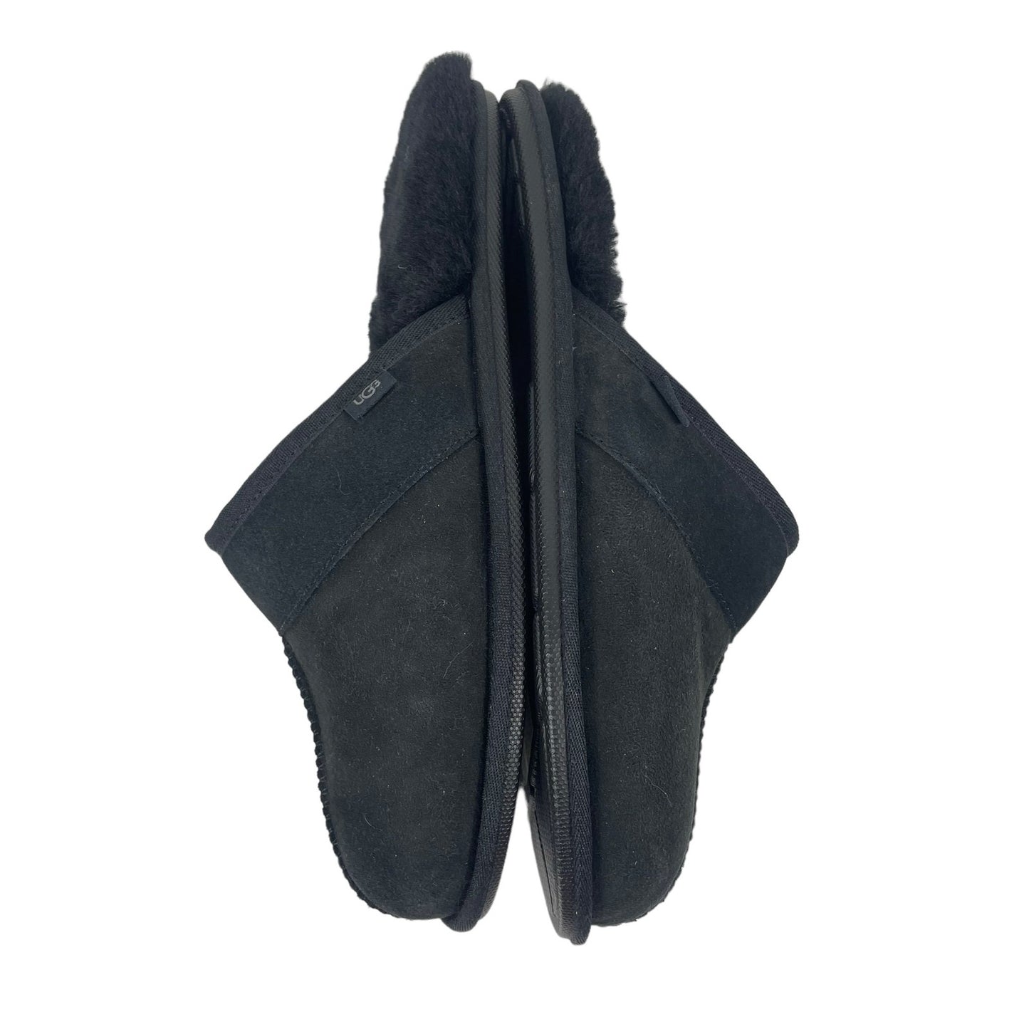 UGG Australia Leisure Slide Slippers Sheepskin Black Men Size 9