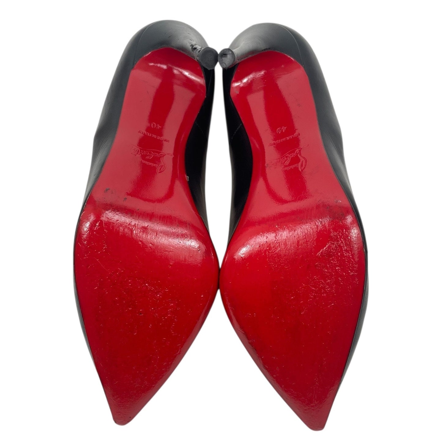 Christian Louboutin So Kate 120 Nappa Leather Pump Black Size 40