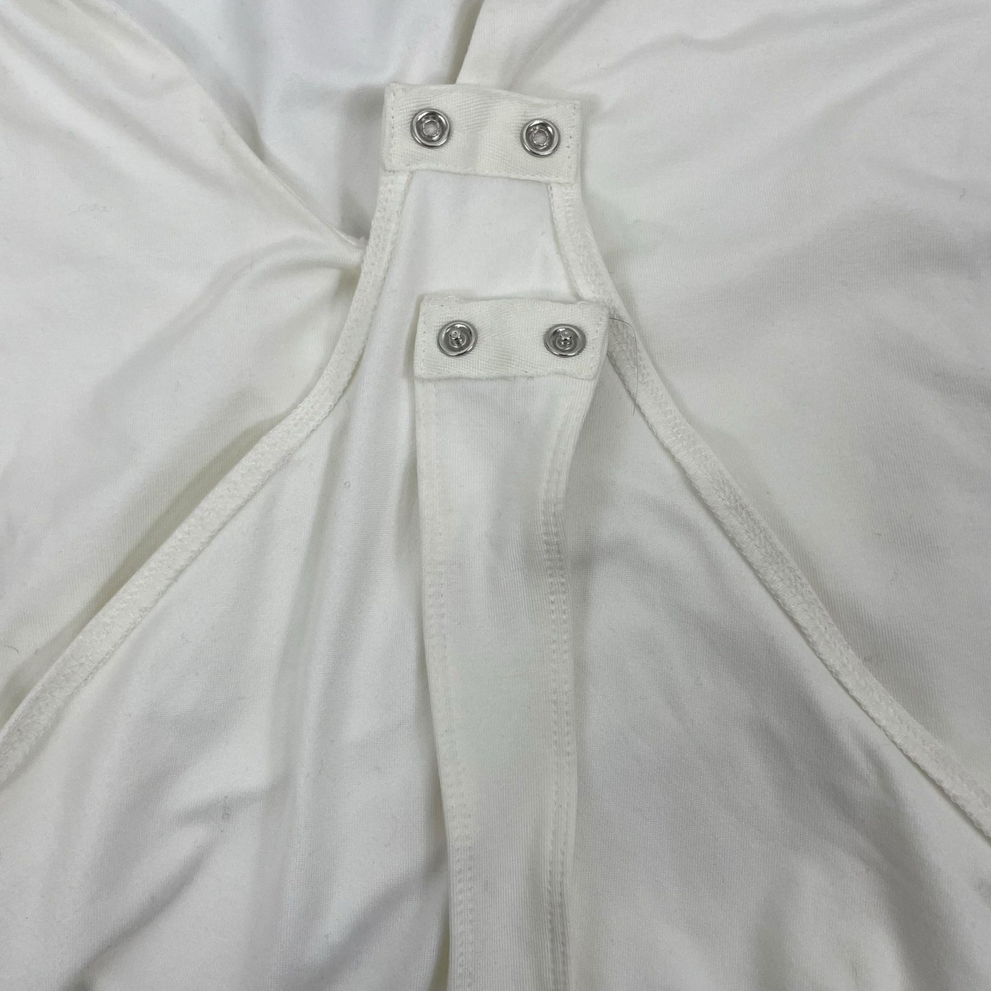 Good American Good Body Power Shoulder Bodysuit Ivory Size 5/ 2X