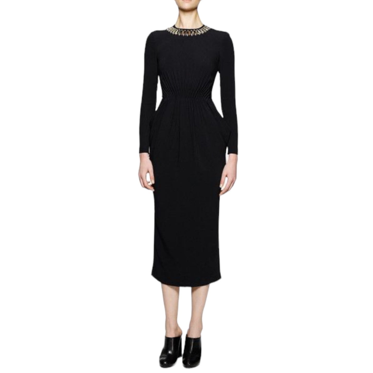 Stella McCartney Jewel Embellished Black Cocktail Dress Size 40/ S