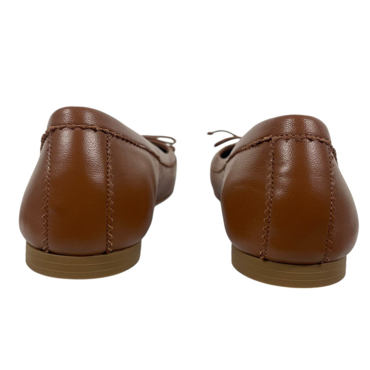 Christian Louboutin Mamadrague Leather Ballet Flat Brown Women Size 37.5