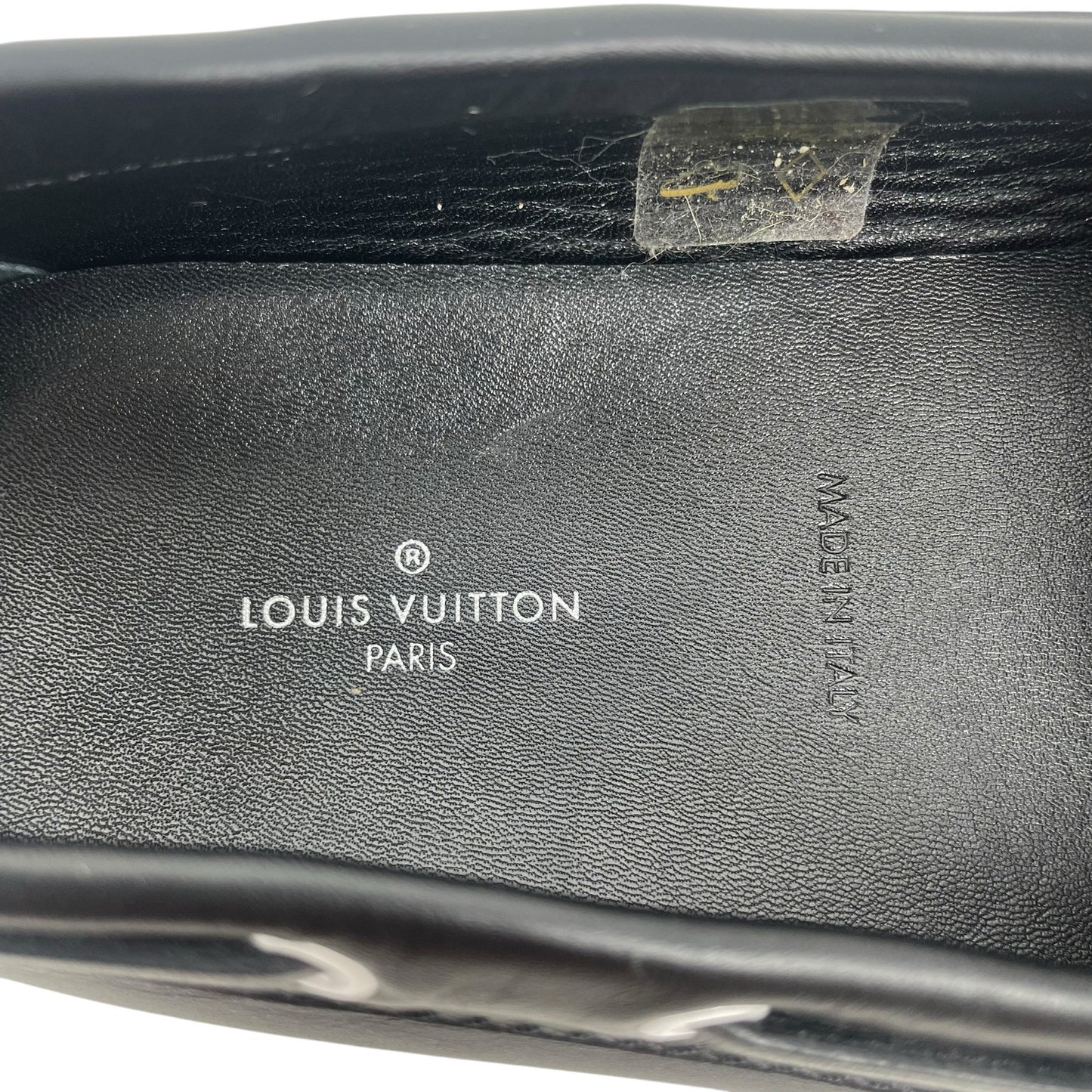 Louis Vuitton Gloria Leather Flat Loafers Blue LV Pop Monogram Size 40