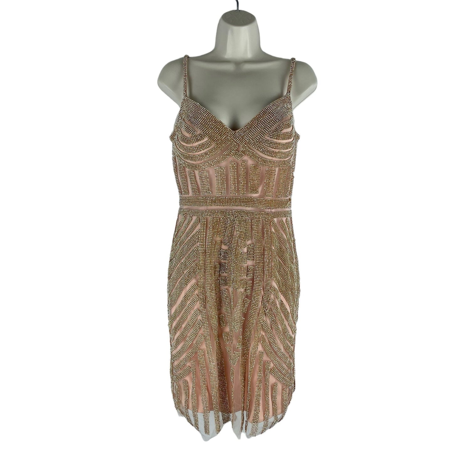 Glow Boutique Beaded Sleeveless Short Cocktail Dress Homecoming Size 8