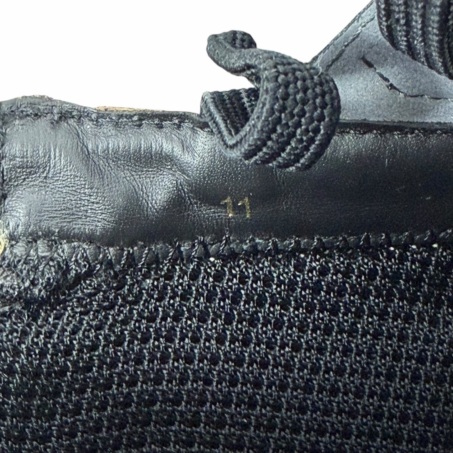 Fendi Flow Sneakers Zucca FF Logo Monogram Black White Size 11/ US 12