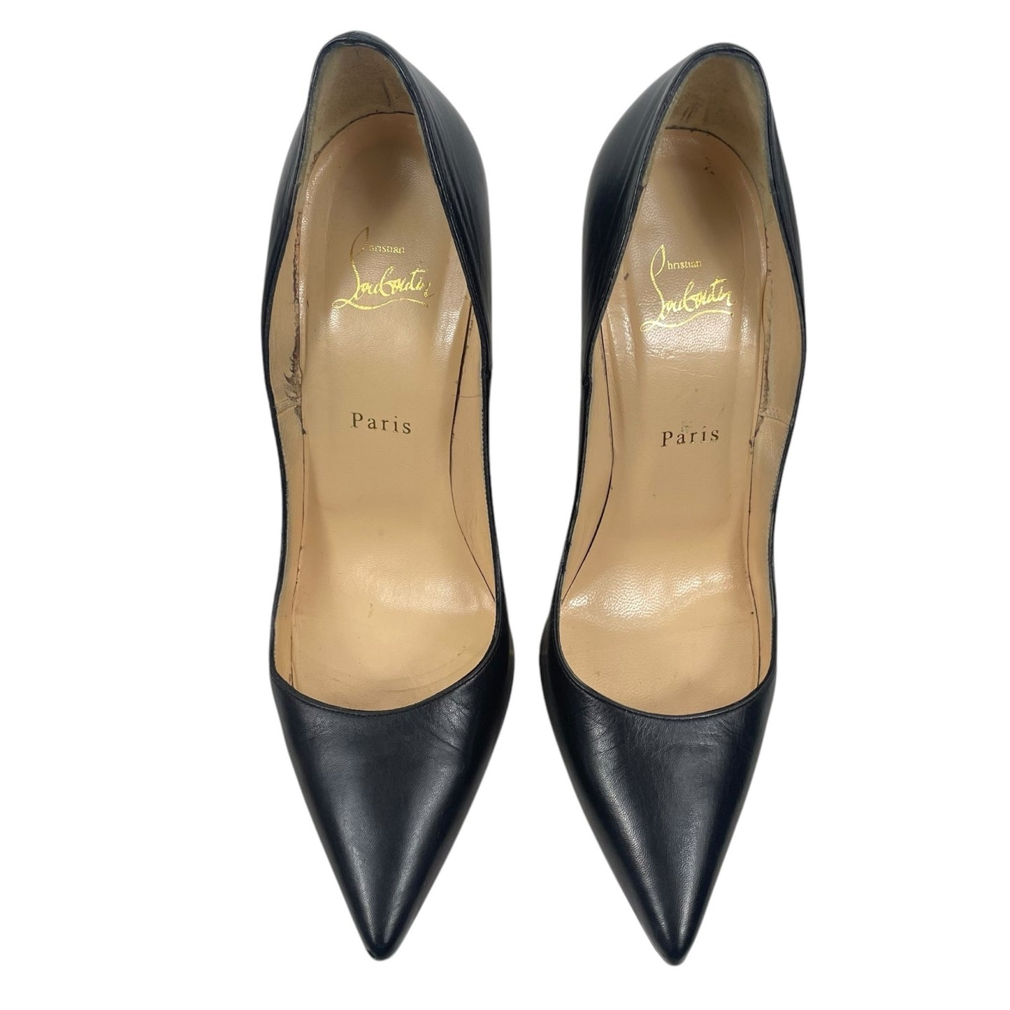Christian Louboutin So Kate 120 Nappa Leather Pump Black Size 40