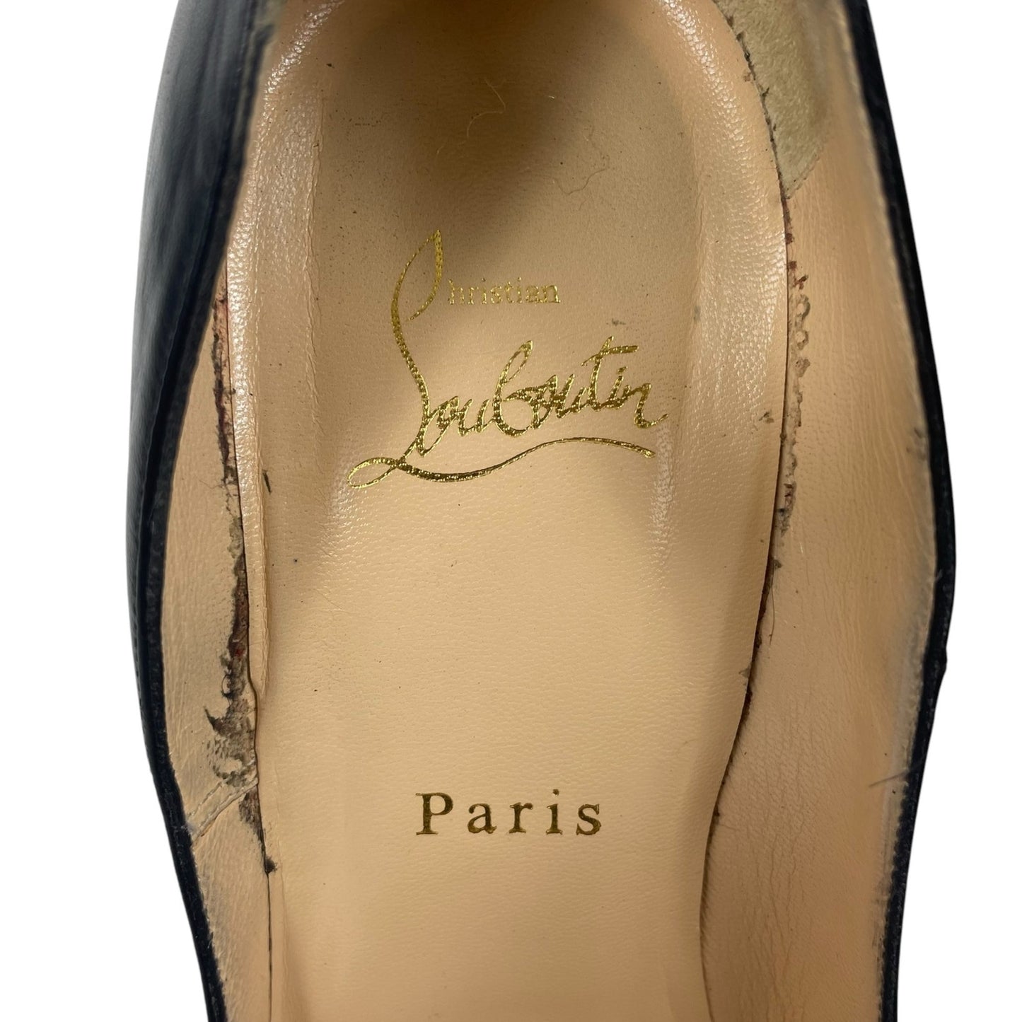 Christian Louboutin So Kate 120 Nappa Leather Pump Black Size 40