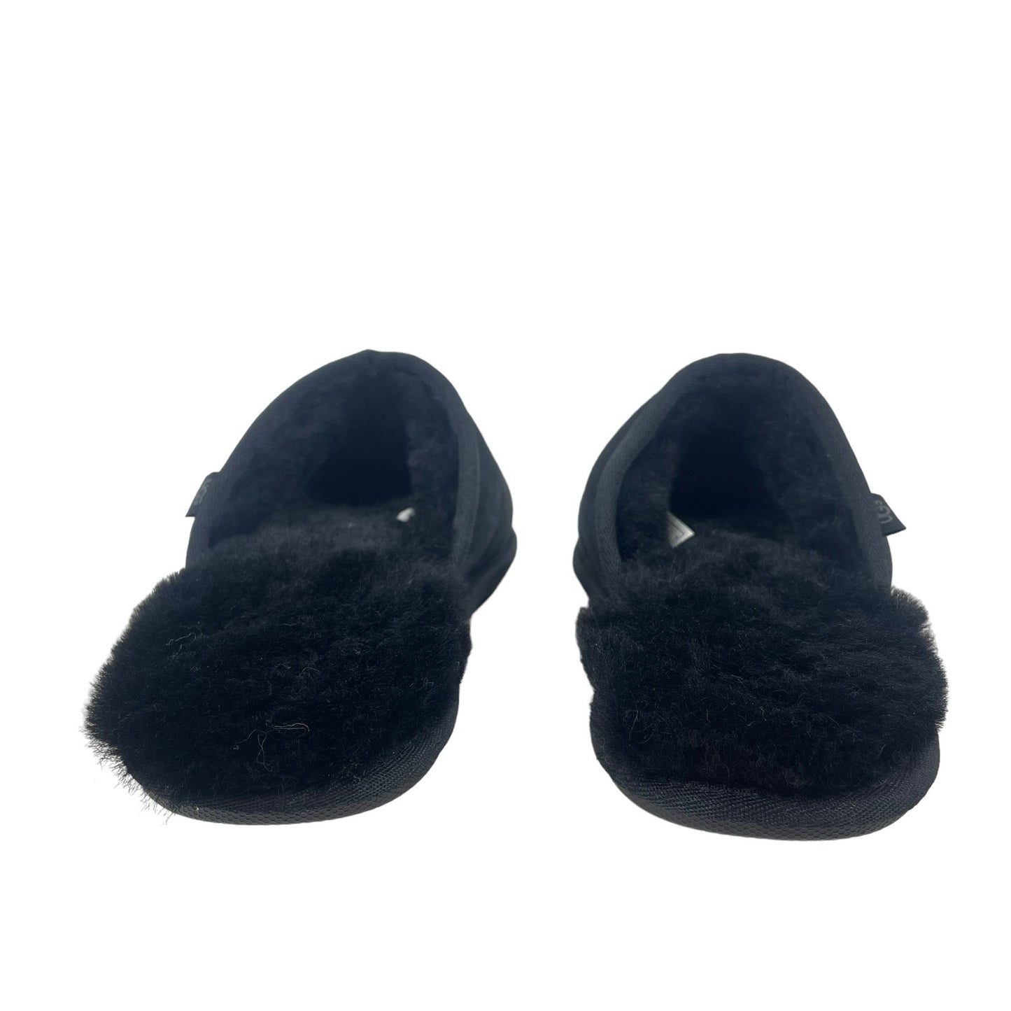 UGG Australia Leisure Slide Slippers Sheepskin Black Men Size 9
