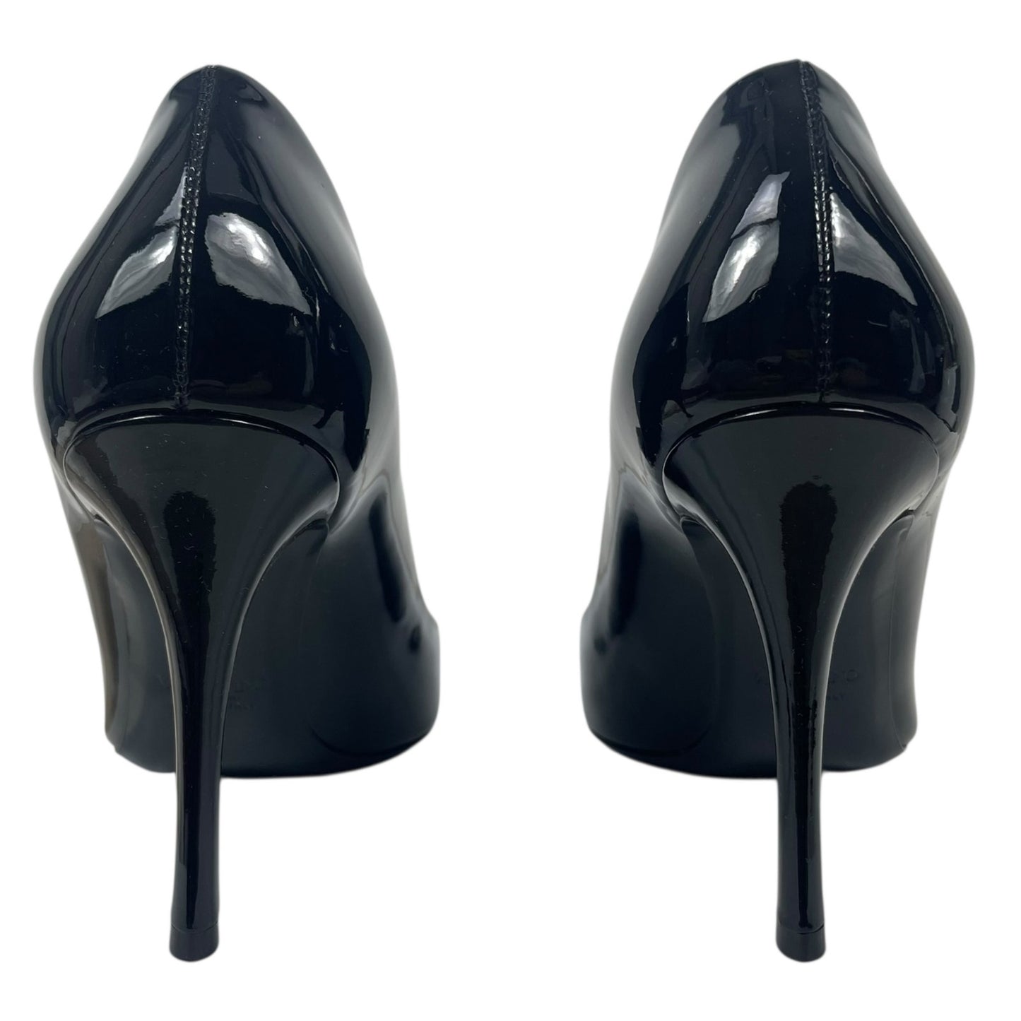 Valentino Garavani One Stud 100 Patent Leather Pumps Black Size 37