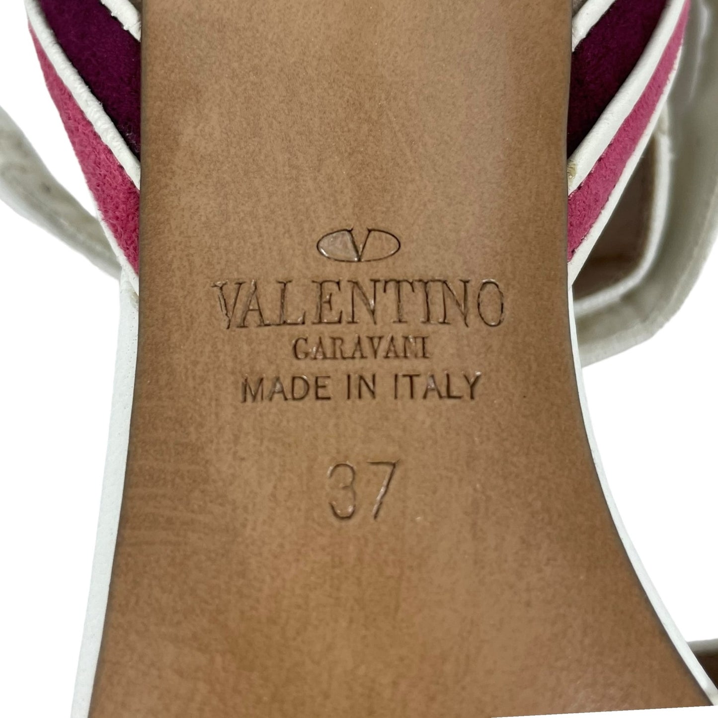 Valentino Garavani Rainbow Ankle Wrap Sandals High Heel Size 37