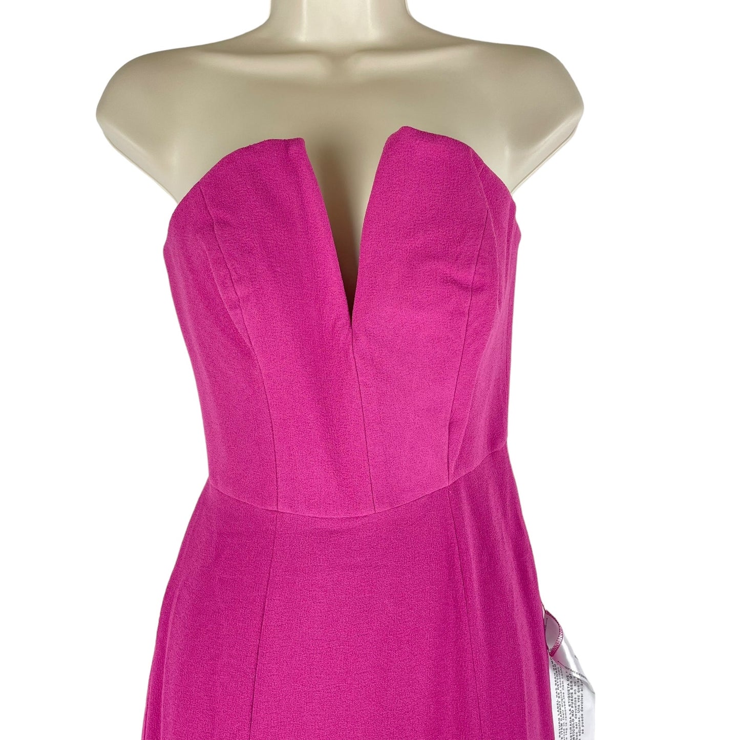 Dress the Population Fernanda Strapless Evening Gown Pink Size S
