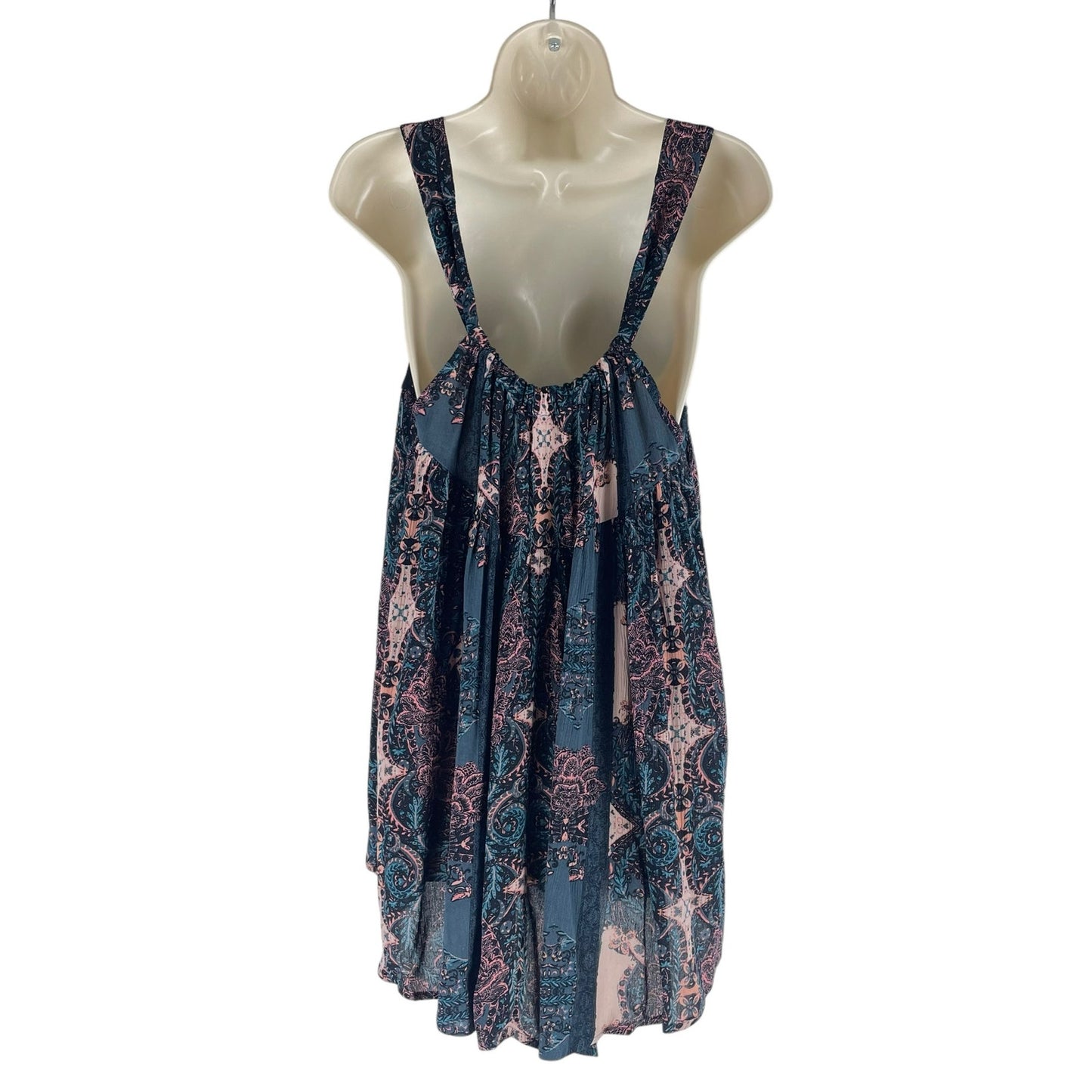 Free People Count Me In Trapeze Mini Dress Black Size XS