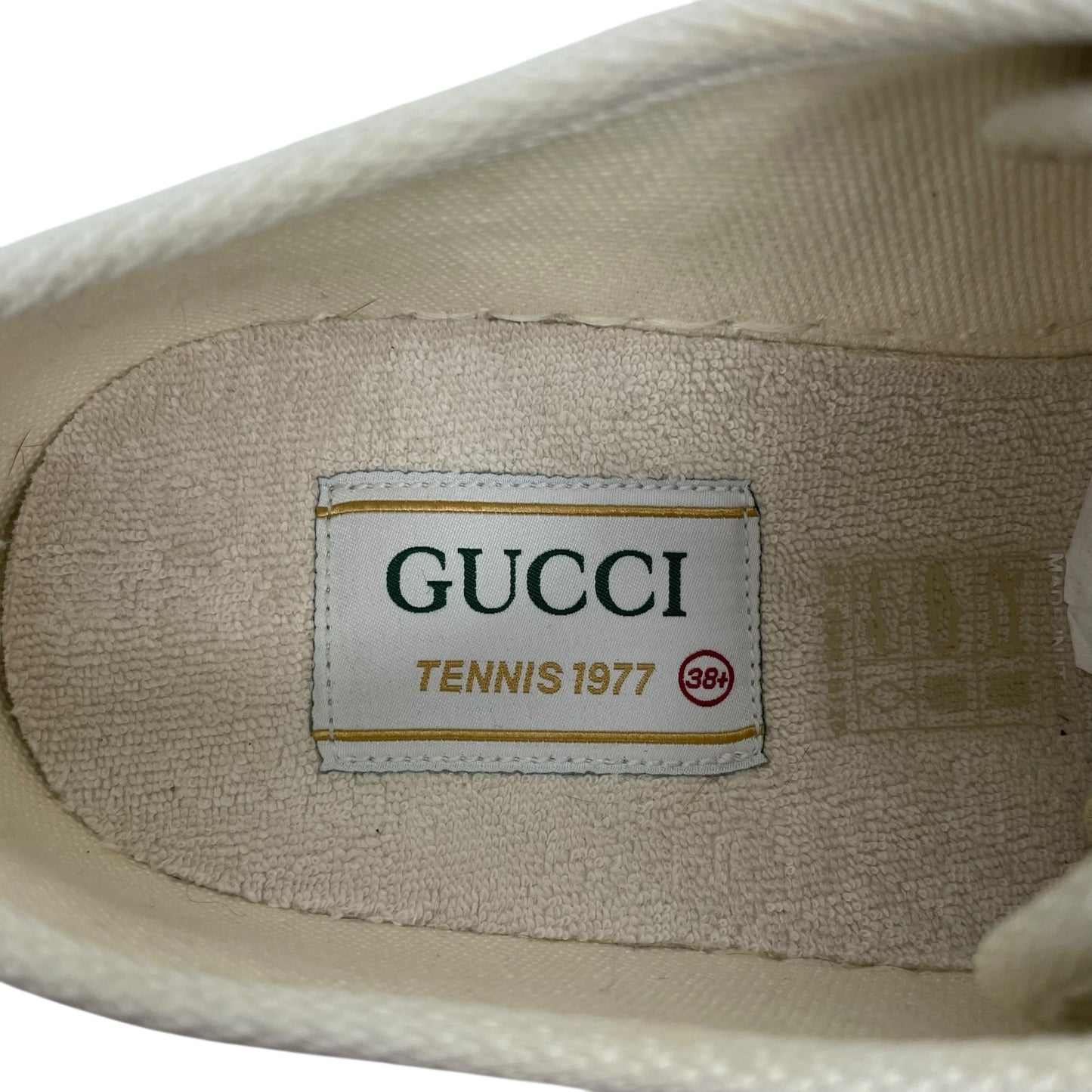 Gucci 1977 Treck Multicolor Crystal GG Canvas Platform Sneaker Size 38.5