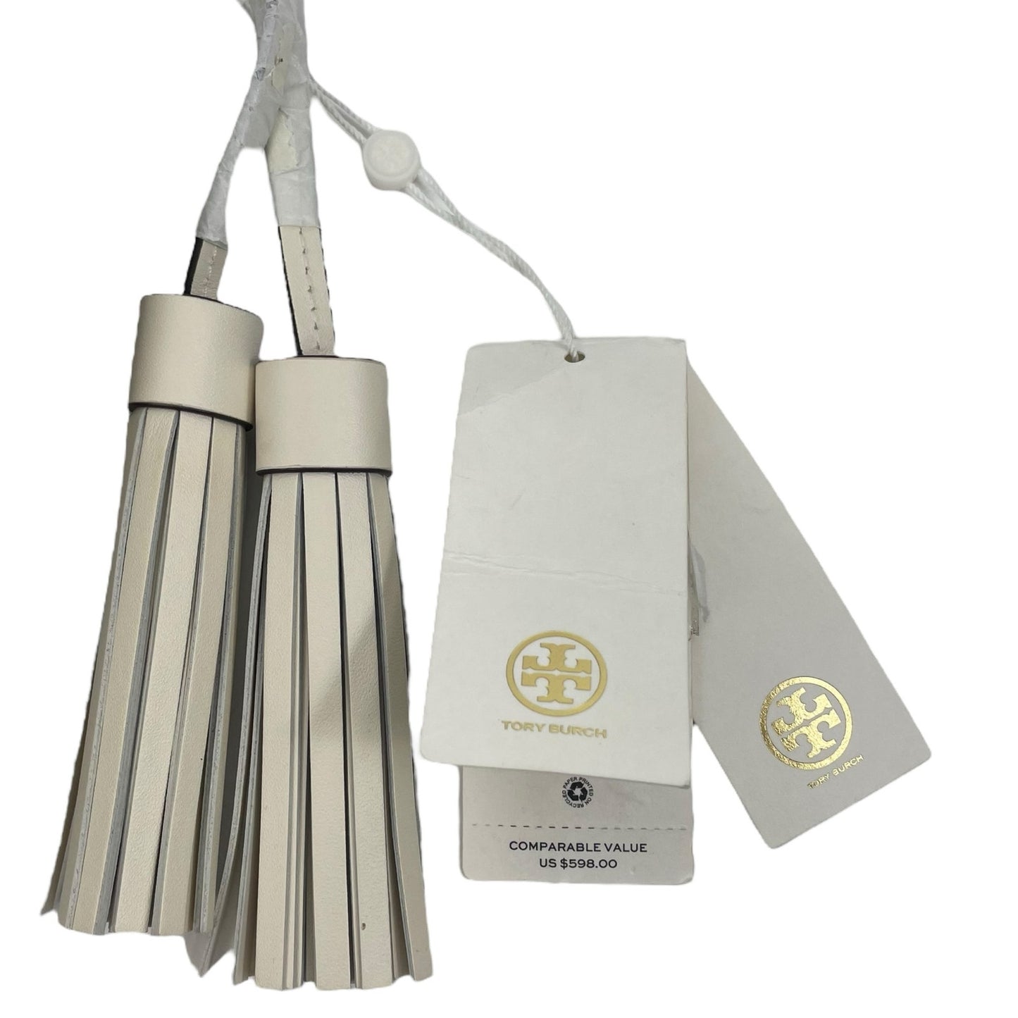 Tory Burch Thea Straw Bucket Shoulder Bag Natural White Blue