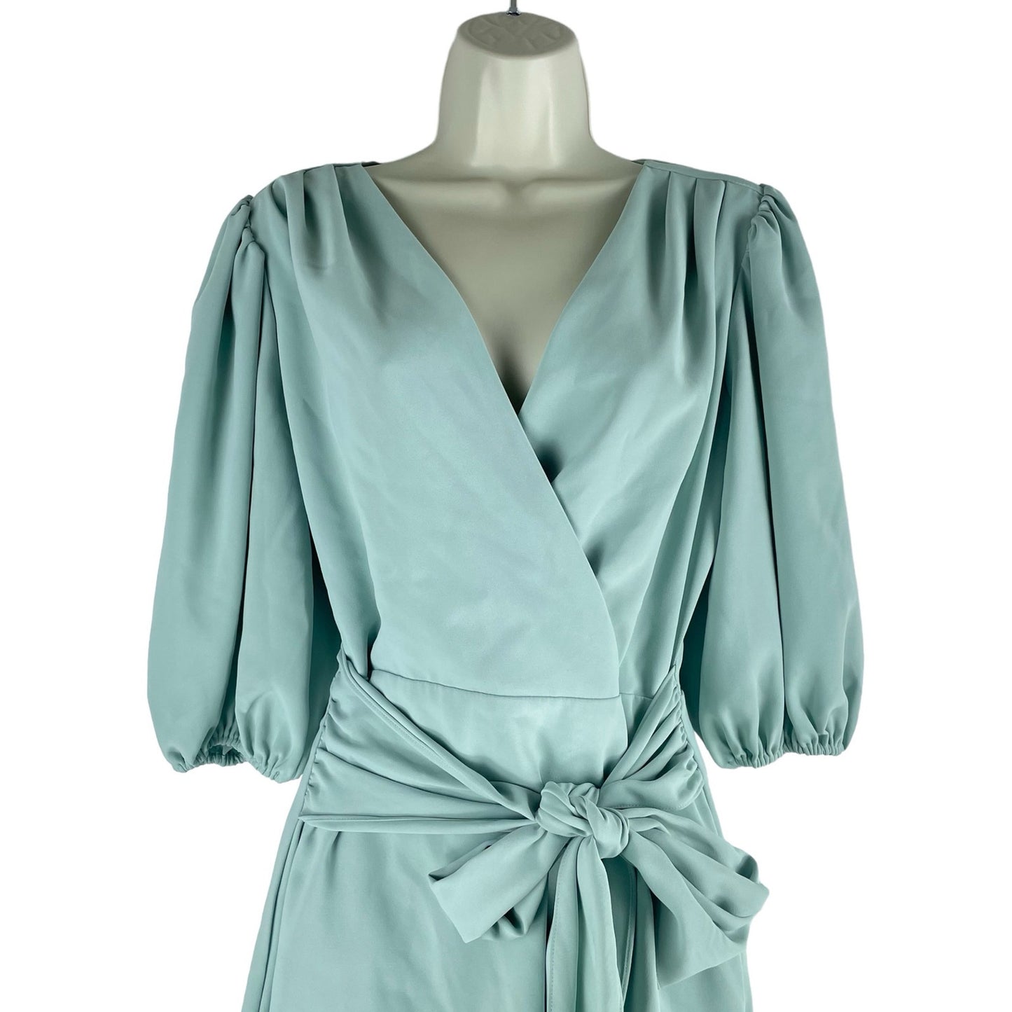 Amanda Uprichard Alida Waist Tie Mini Dress Waist Tie Sage Green Size S