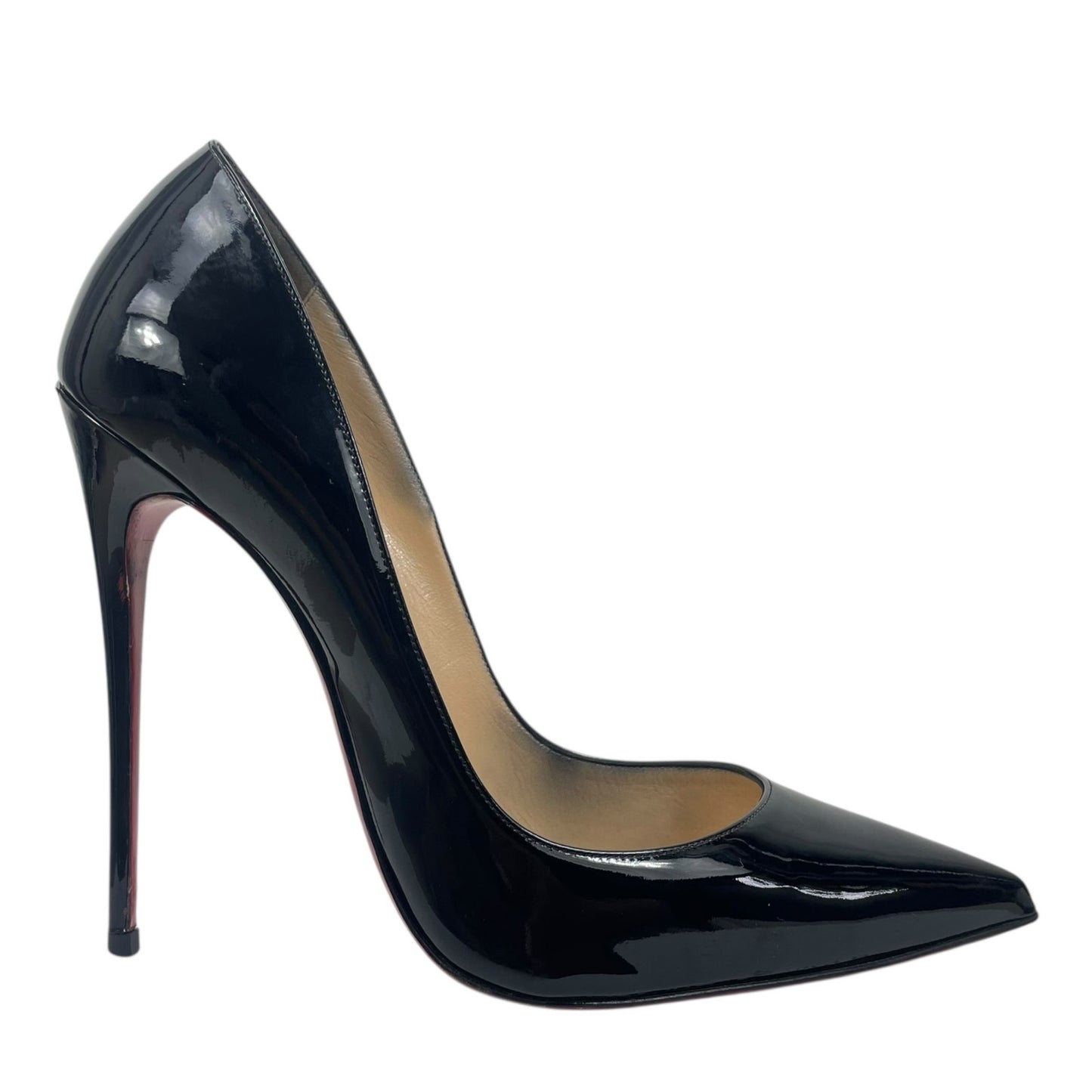 Christian Louboutin So Kate 120mm Patent Leather Pumps Black Size 41