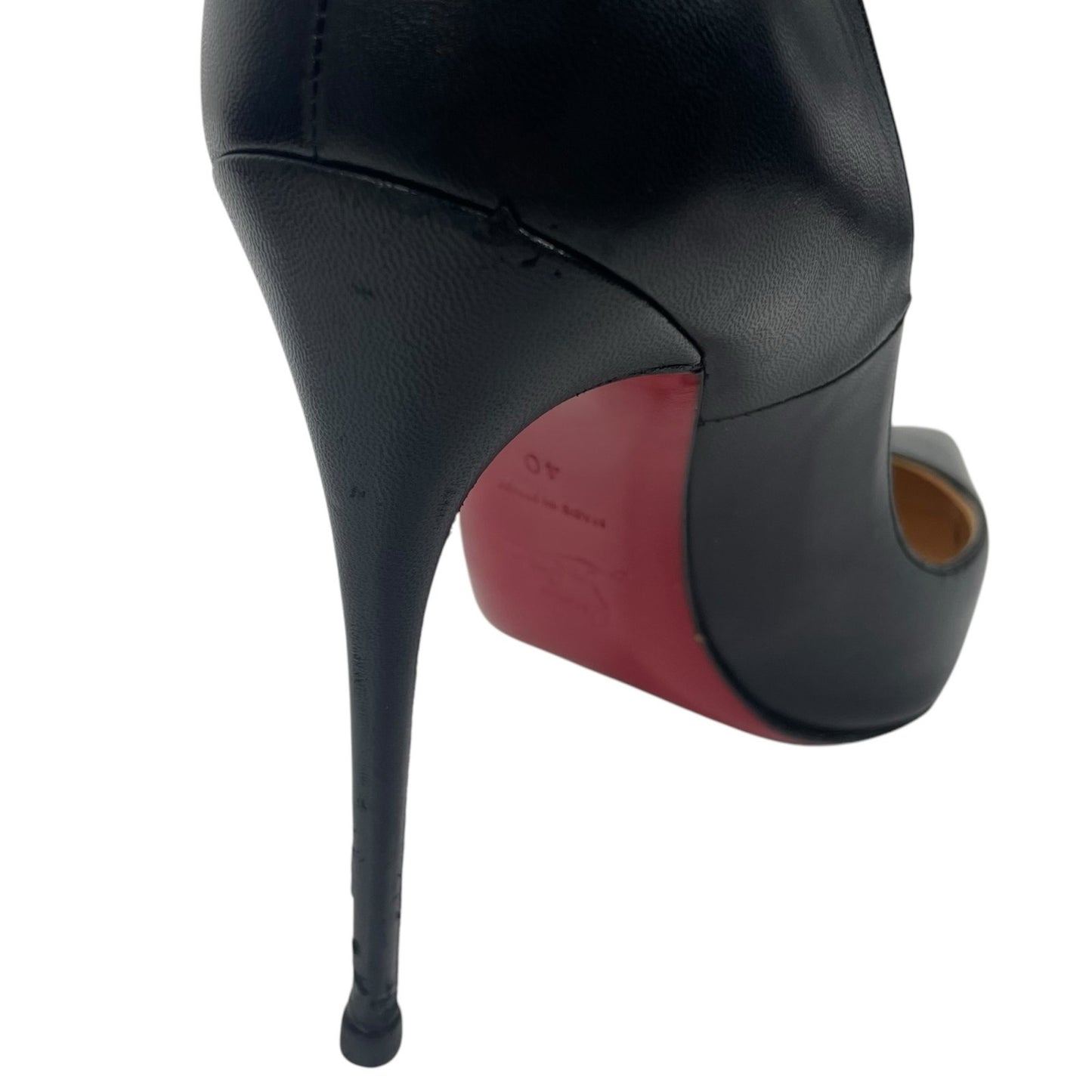 Christian Louboutin So Kate 120 Nappa Leather Pump Black Size 40