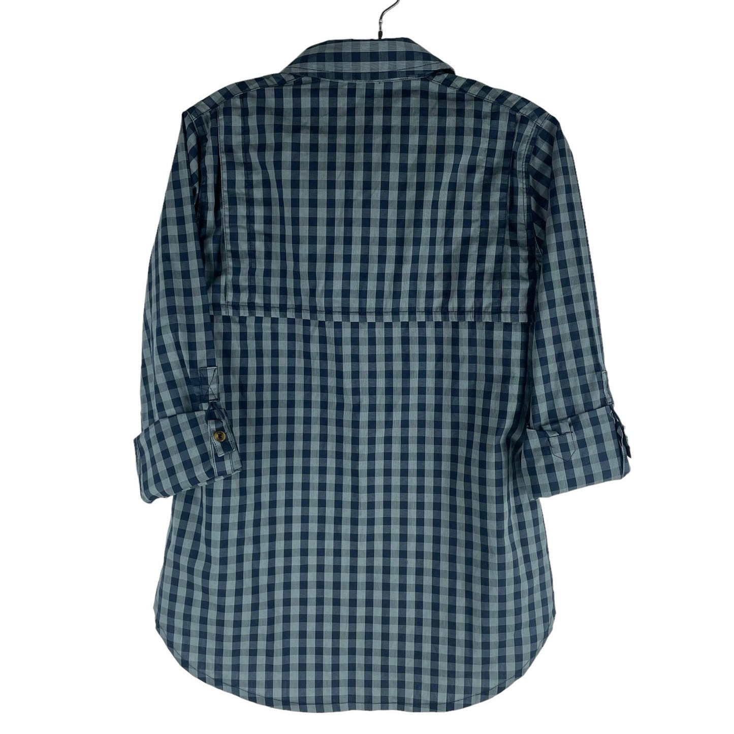 Carhartt Force Ridgefield Plaid Check Shirt dark Indigo Size XS