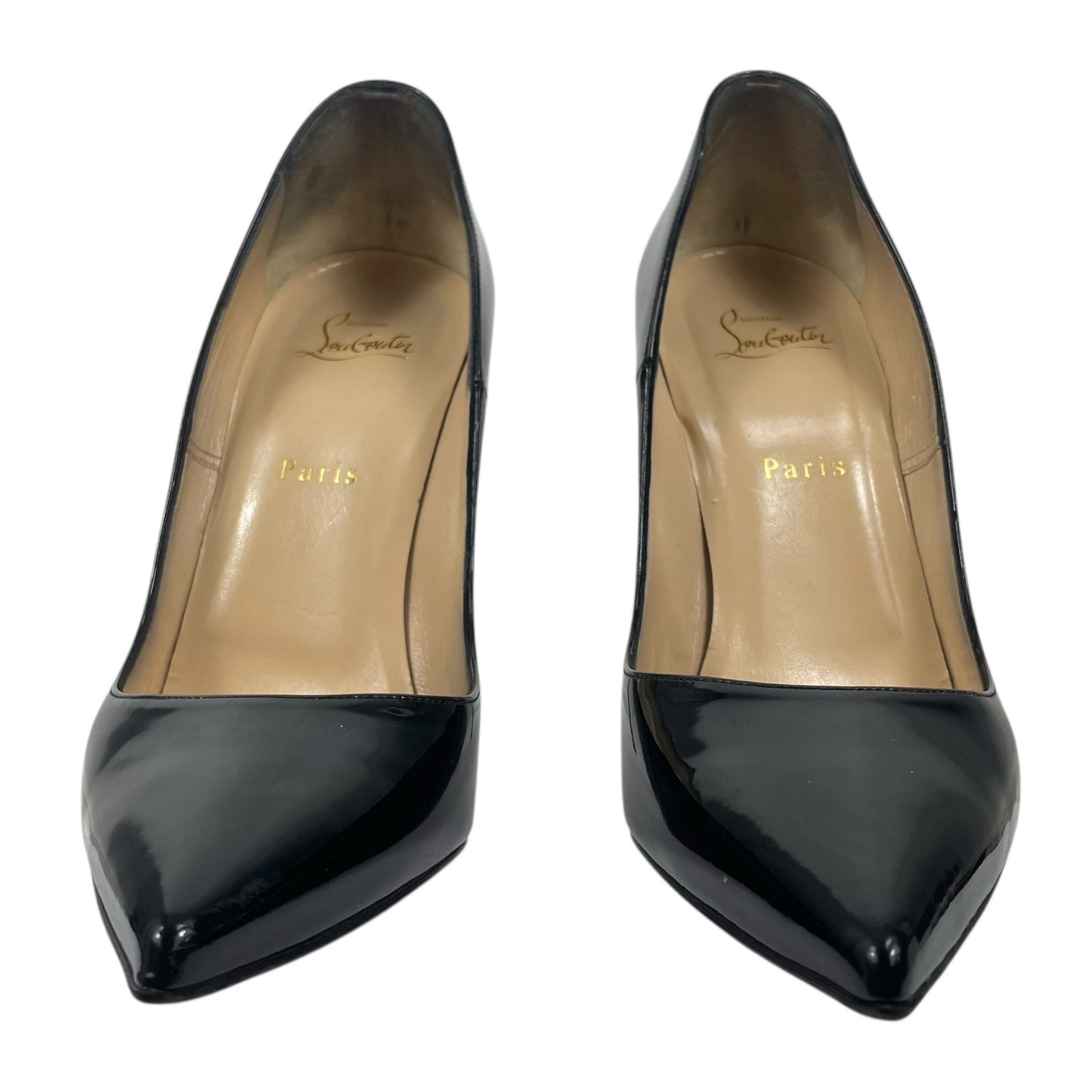 Christian Louboutin So Kate 120mm Patent Leather Pumps Black Size 41