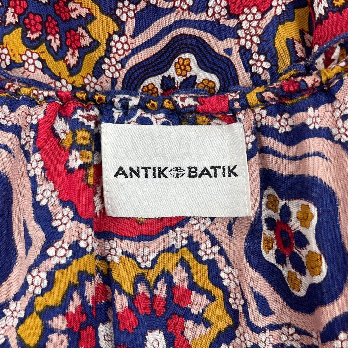 Antik Batik Sam Layered Printed Voile Maxi Dress Red Size S/ 38
