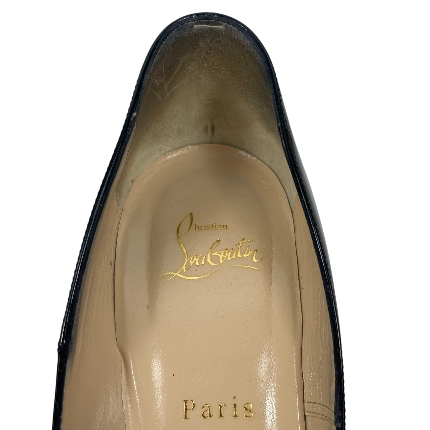Christian Louboutin So Kate 120mm Patent Leather Pumps Black Size 41