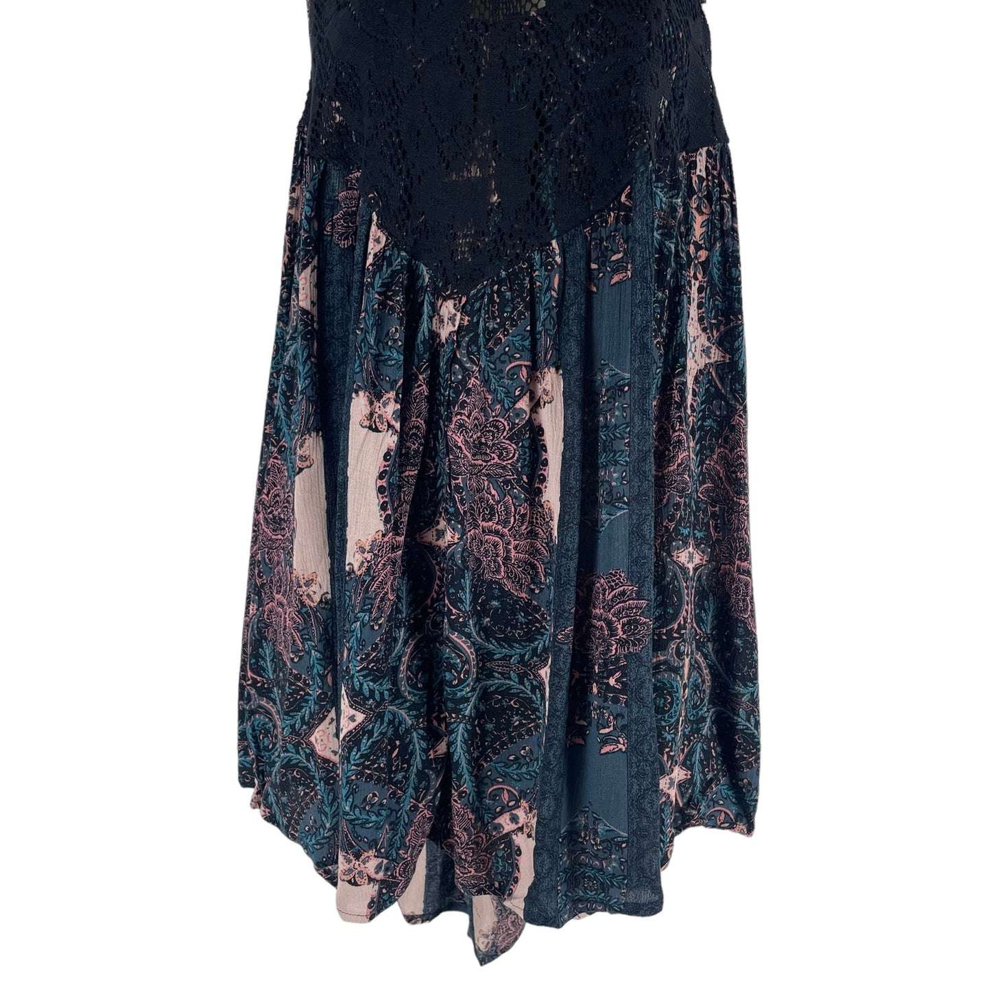 Free People Count Me In Trapeze Mini Dress Black Size XS