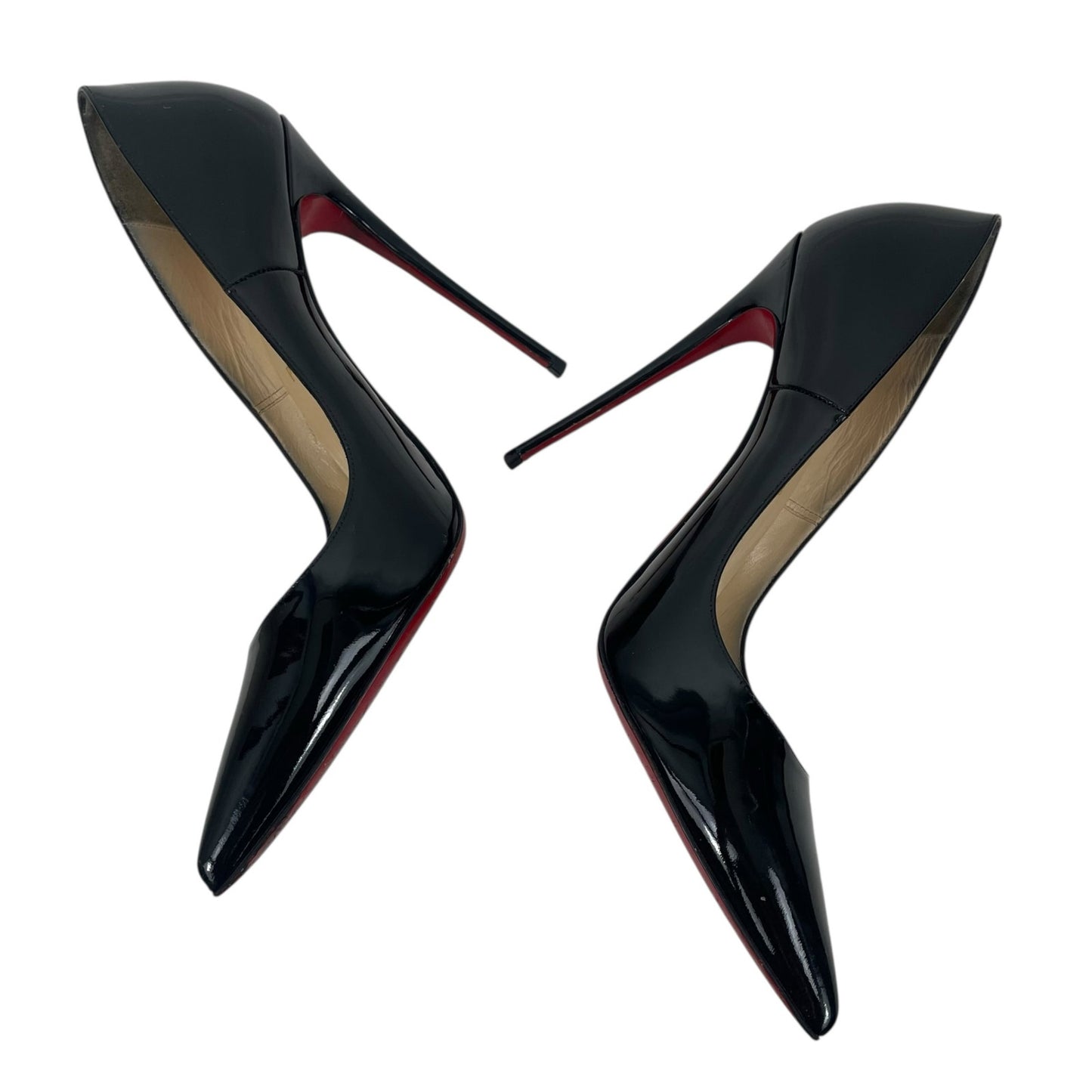Christian Louboutin So Kate 120mm Patent Leather Pumps Black Size 41