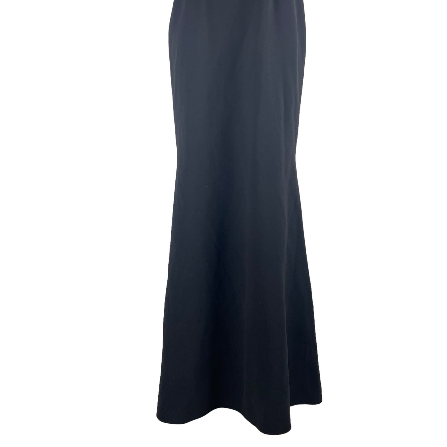 Jill Stuart Square Neck Waist Cut Out Evening Gown Maxi Dress Black Size 4