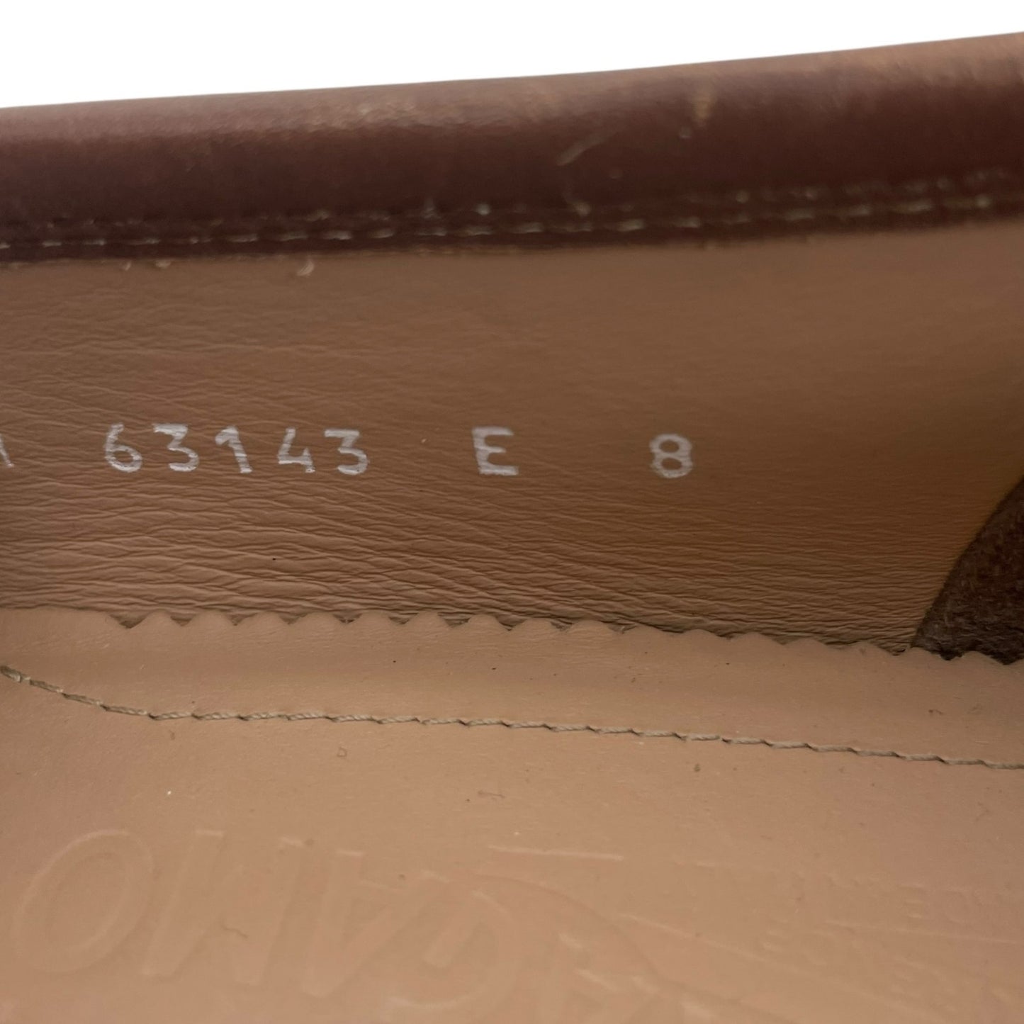 Salvatore Ferragamo Gancini Bit Lug Sole Leather Loafers Brown Size 8/ US 9