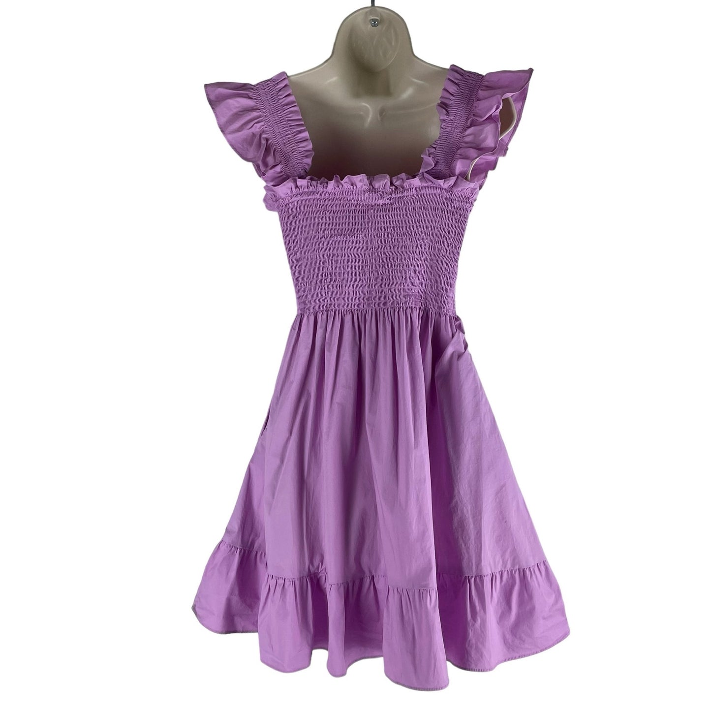 Hill House Home The Elizabeth Nap Dress Mini Dress Lilac Sky Size S