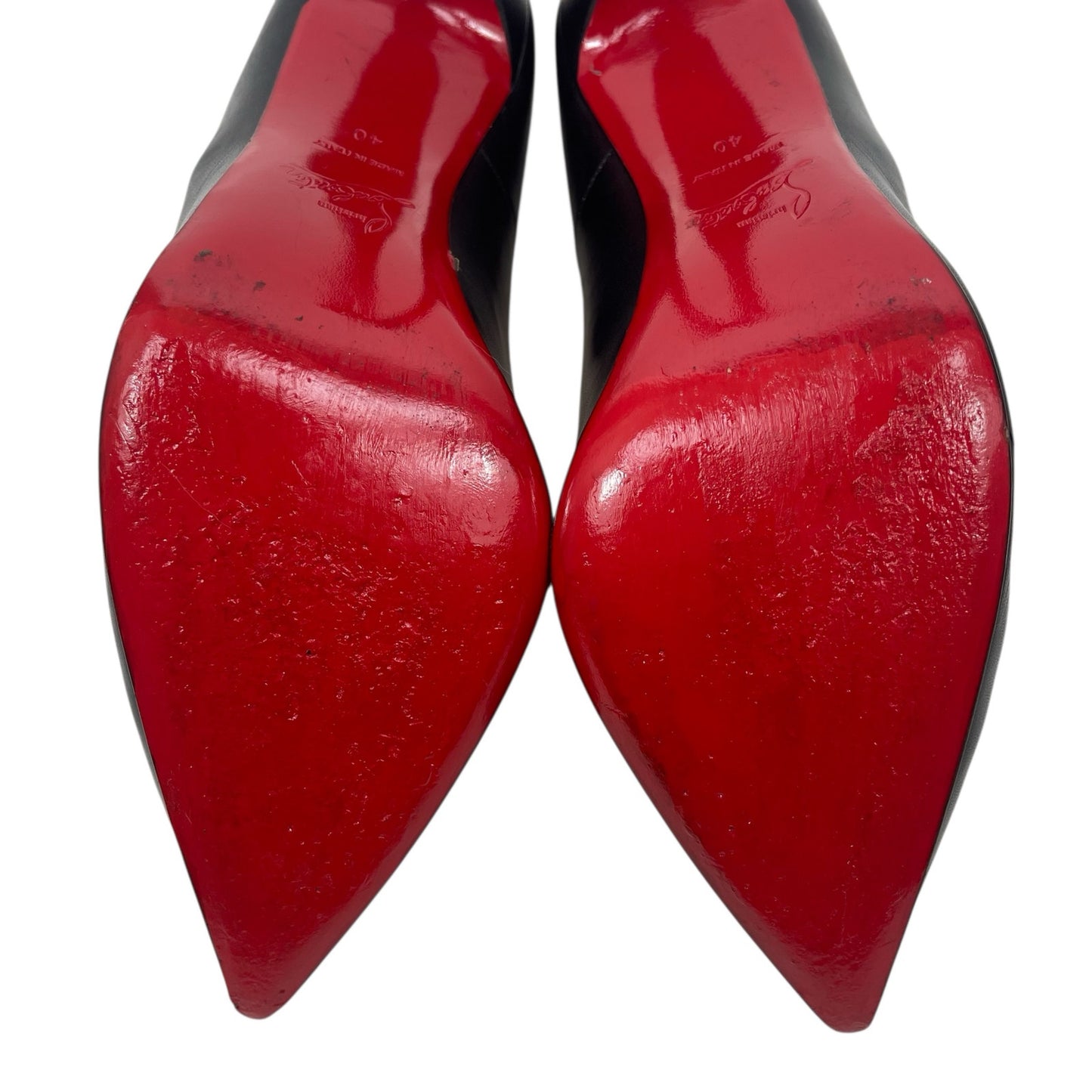 Christian Louboutin So Kate 120 Nappa Leather Pump Black Size 40