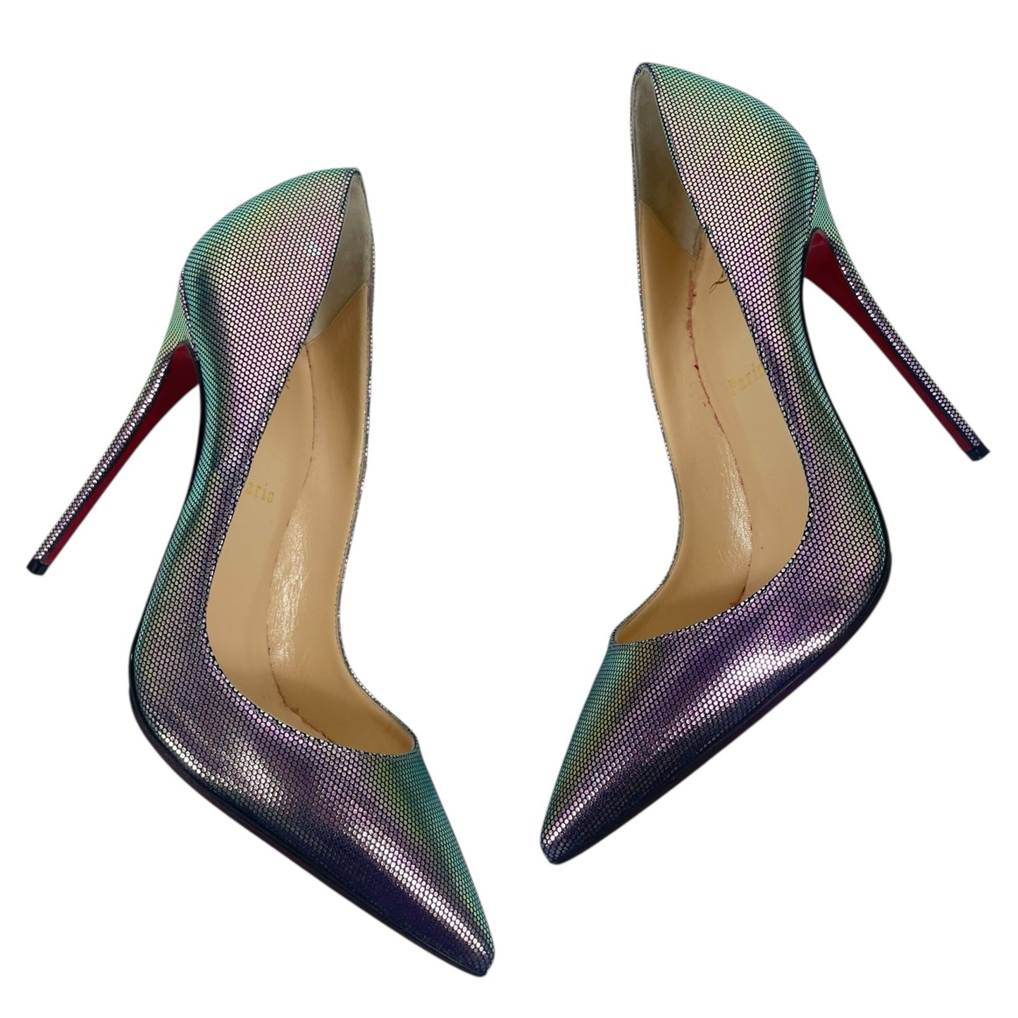 Christian Louboutin Tissu Scarabe So Kate 120 Pump Digitale Size 39
