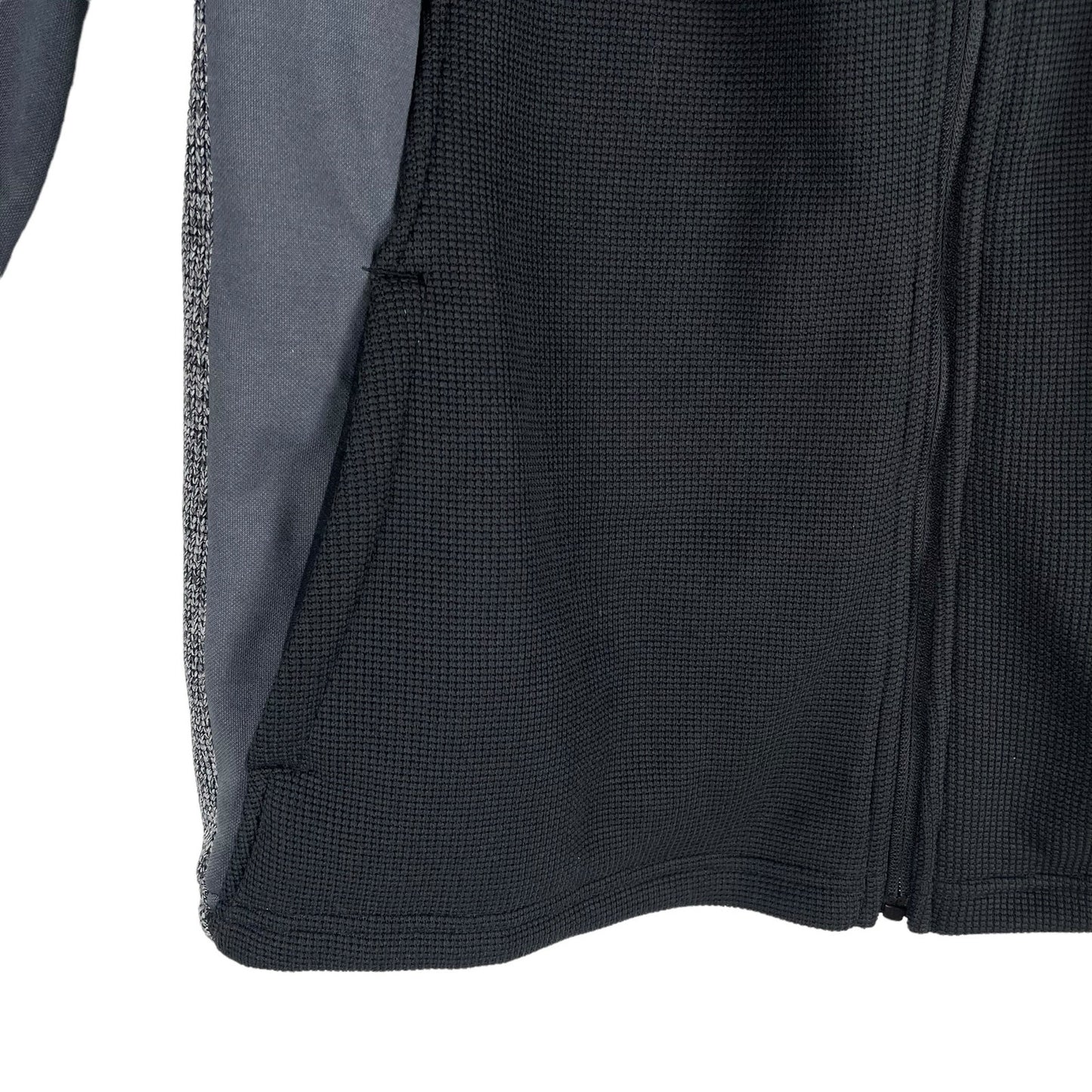 Spyder Heath Colorblock Zip Jacket Black Gray Size M