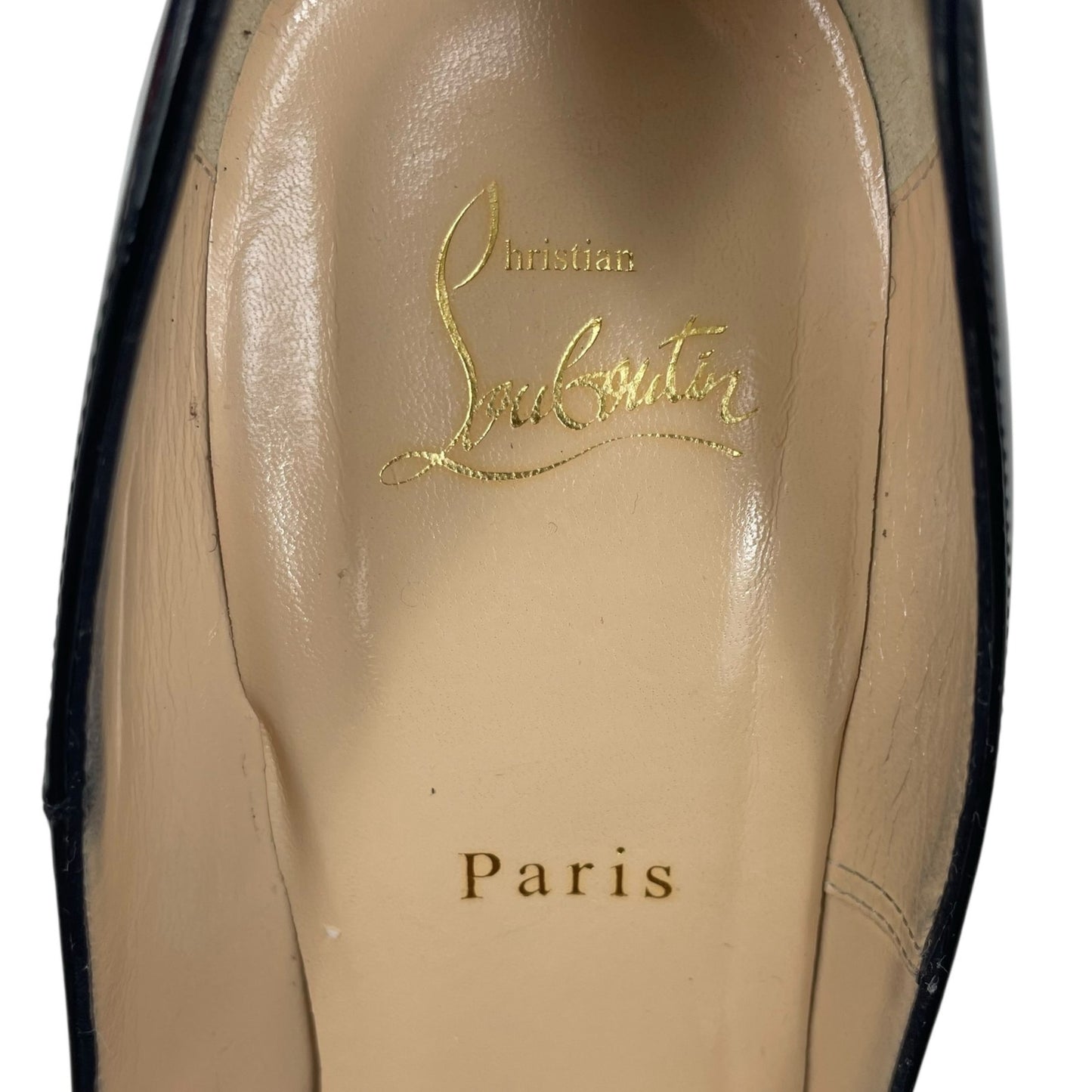 Christian Louboutin So Kate 120mm Patent Leather Pumps Black Size 41