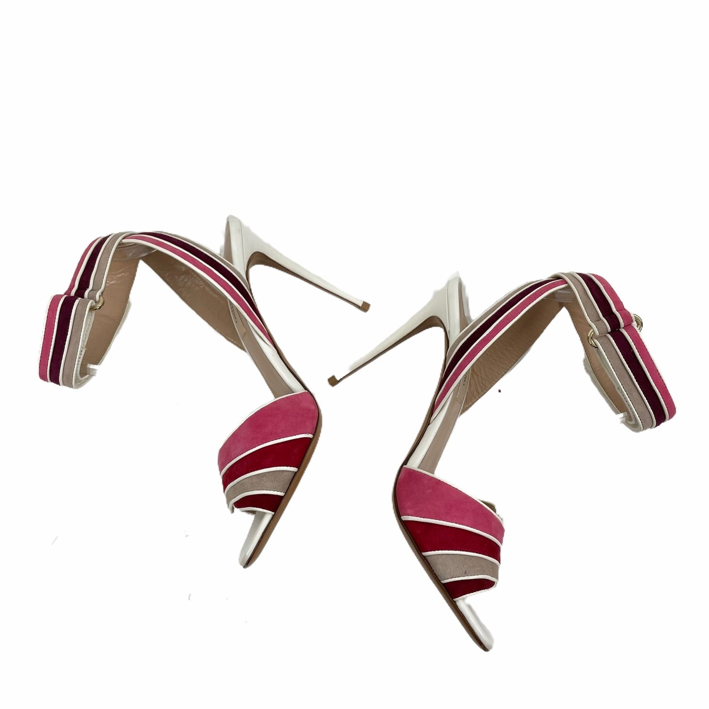 Valentino Garavani Rainbow Ankle Wrap Sandals High Heel Size 37