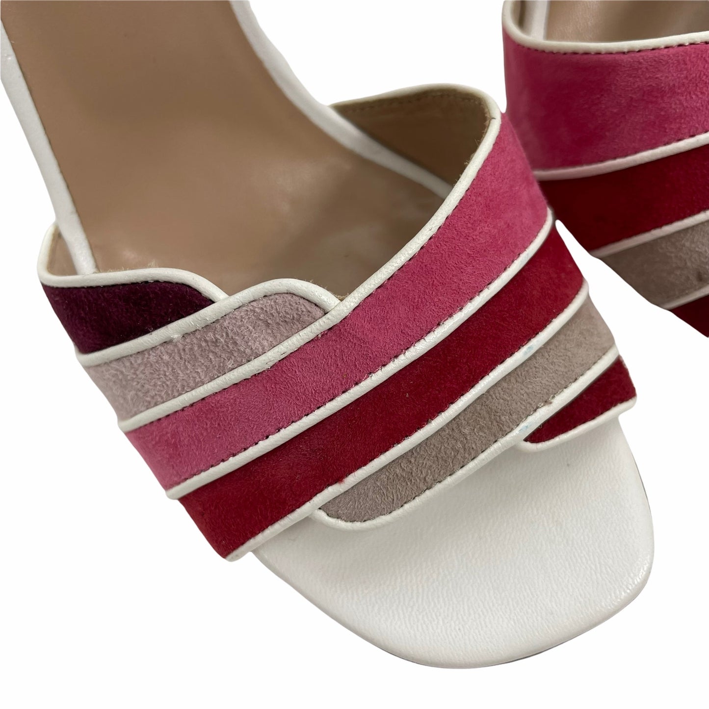 Valentino Garavani Rainbow Ankle Wrap Sandals High Heel Size 37