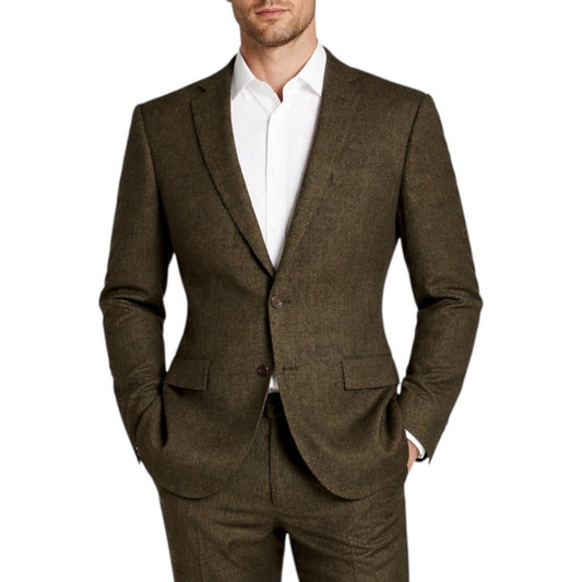 J. Crew Slim Fit Thompson Wool Blend Suit Blazer Jacket Green Size 42L