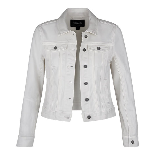 Banana Republic Classic White Denim Jacket Size XXS Petite