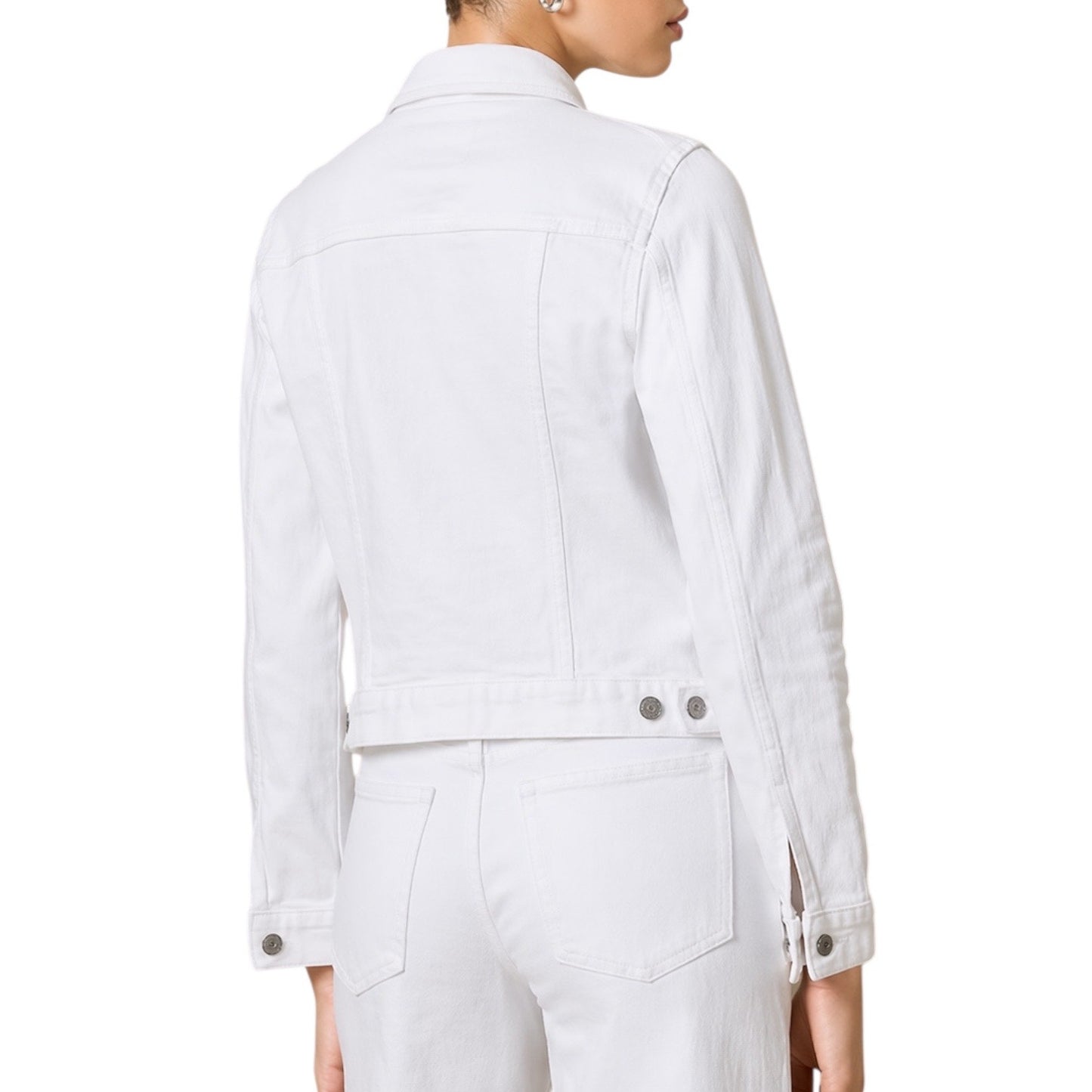 Banana Republic Classic White Denim Jacket Size XXS Petite