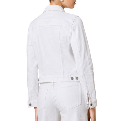 Banana Republic Classic White Denim Jacket Size XXS Petite