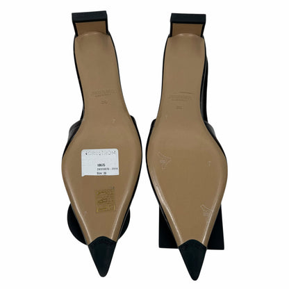 Jacquemus Les Duelo Slingback Pump Croc Emboss Brown Size 38