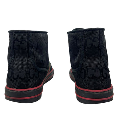 Gucci Off the Grid High Top Sneakers 1977 Tennis Shoes Black Men Size 8/ 8.5