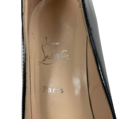 Christian Louboutin Kate 85mm Patent Leather Pump Black Size 42